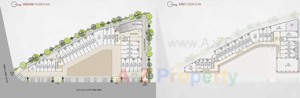 Layout of real estate project Shree Tapasvi Icon located at Ahmedabad, Ahmedabad, Gujarat