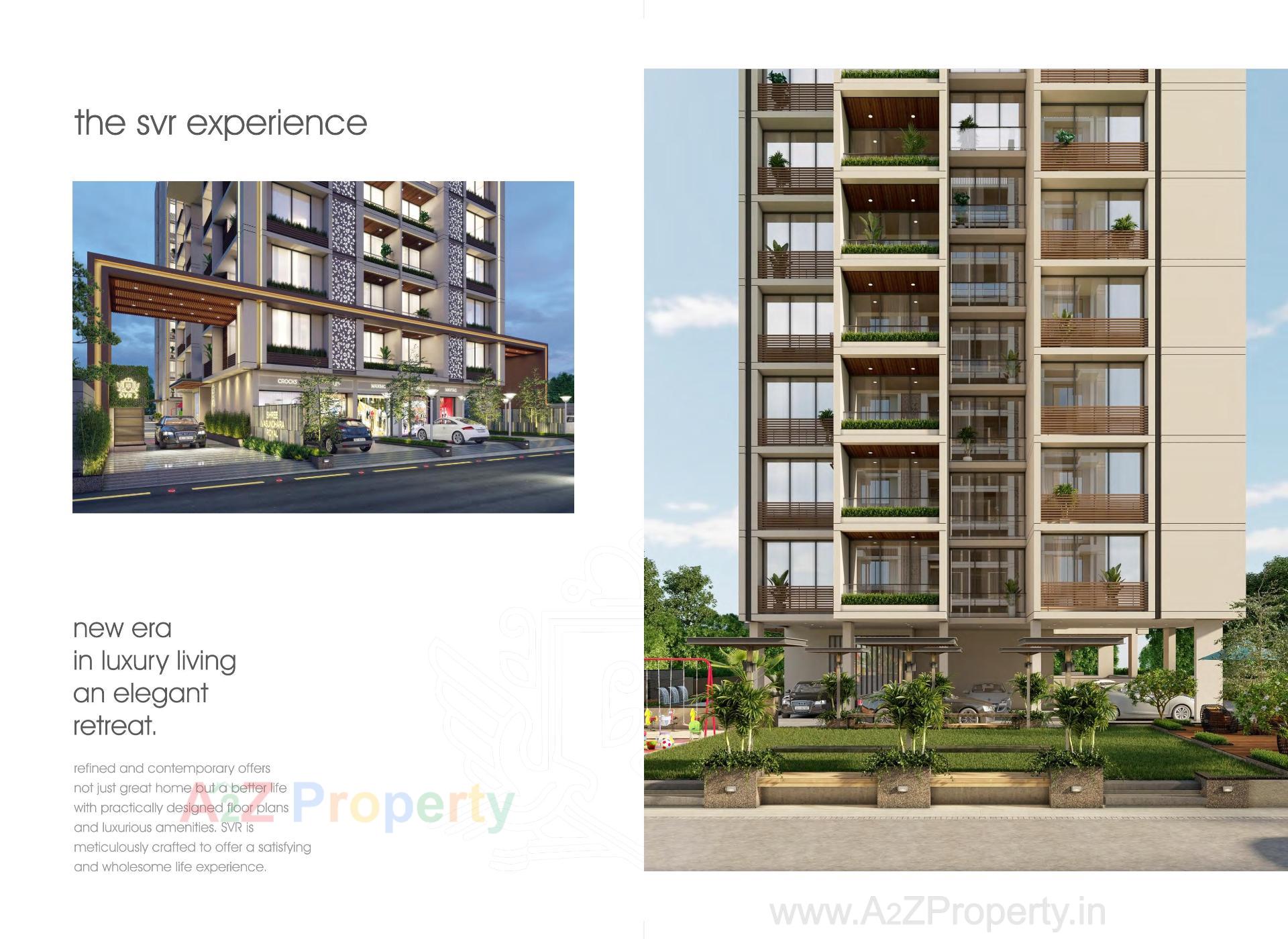 3D Elevation of real estate project Shree Vasundhara Royal located at Neral, Ahmedabad, Gujarat