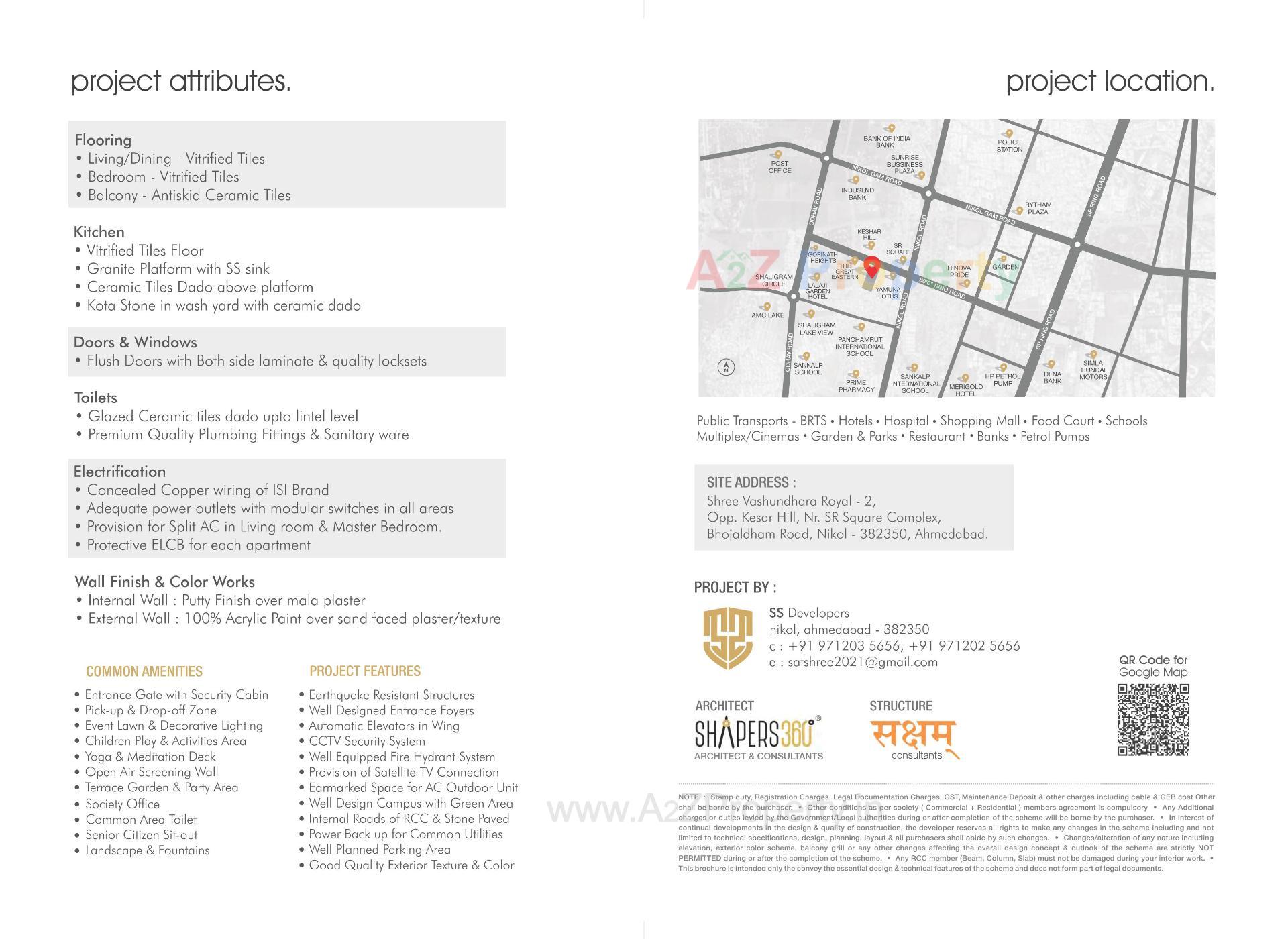  of real estate project Shree Vasundhara Royal located at Neral, Ahmedabad, Gujarat