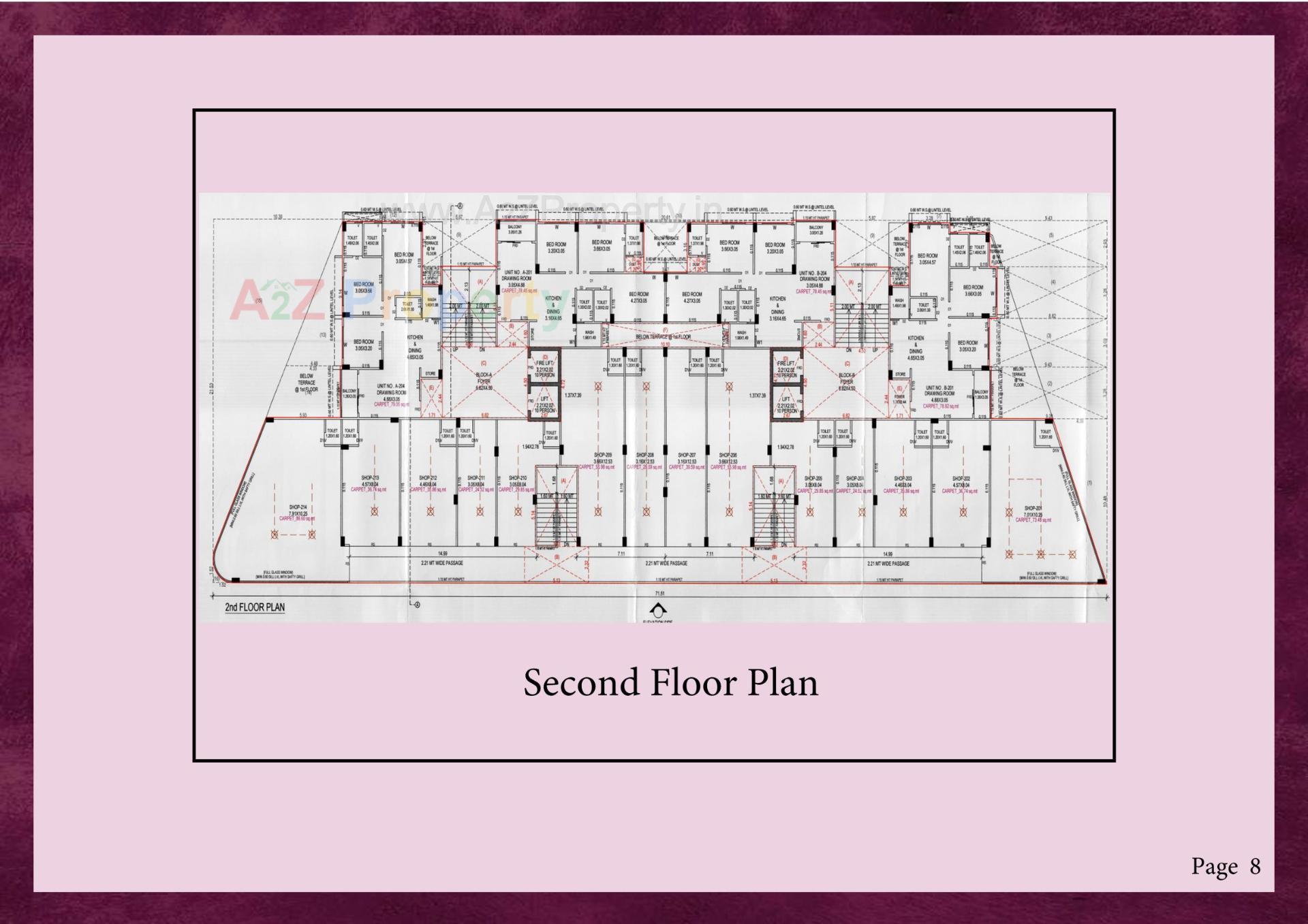 Layout of real estate project Shree Vishnudhara Aashiyana located at Wadaj, Ahmedabad, Gujarat