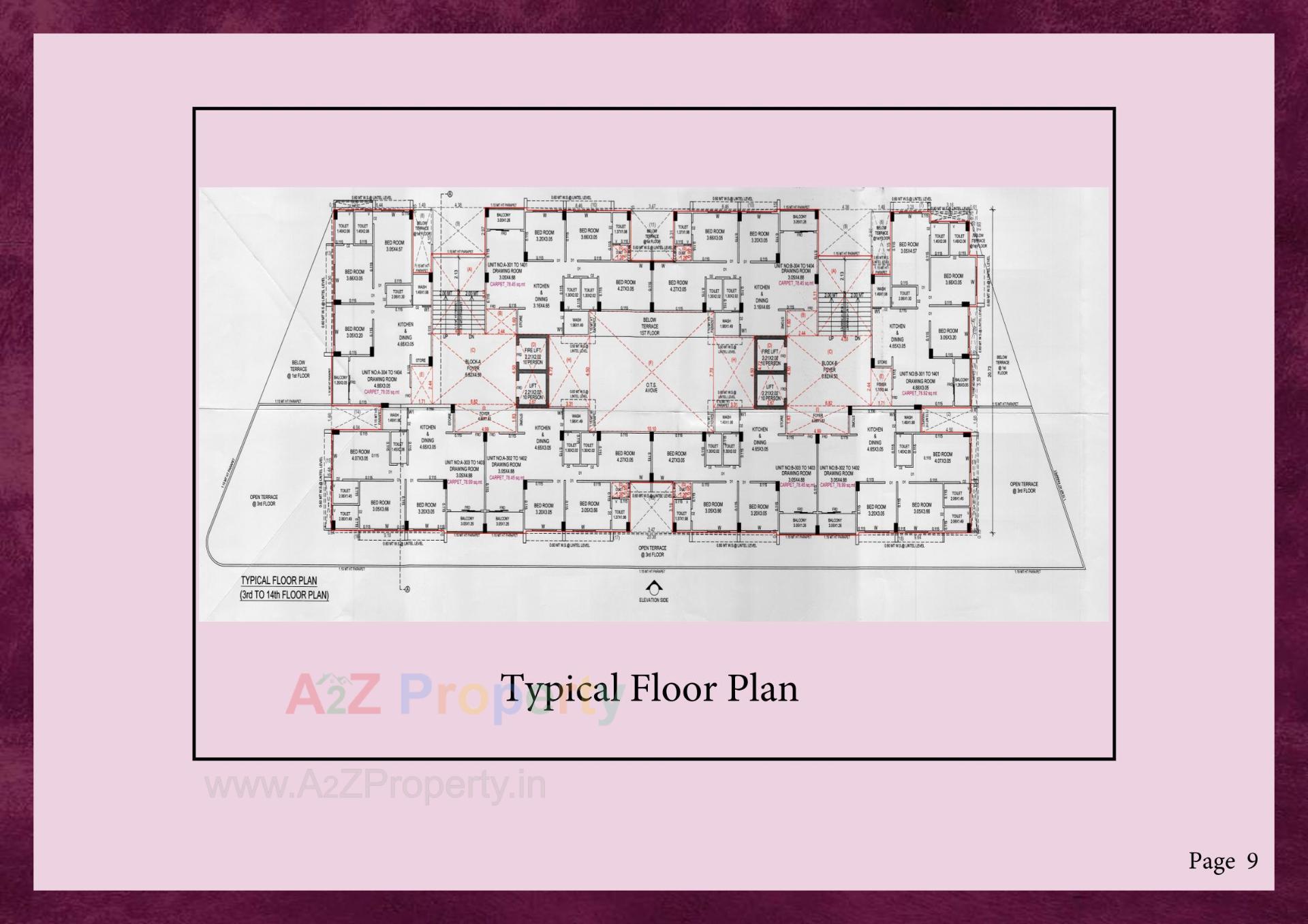Layout of real estate project Shree Vishnudhara Aashiyana located at Wadaj, Ahmedabad, Gujarat