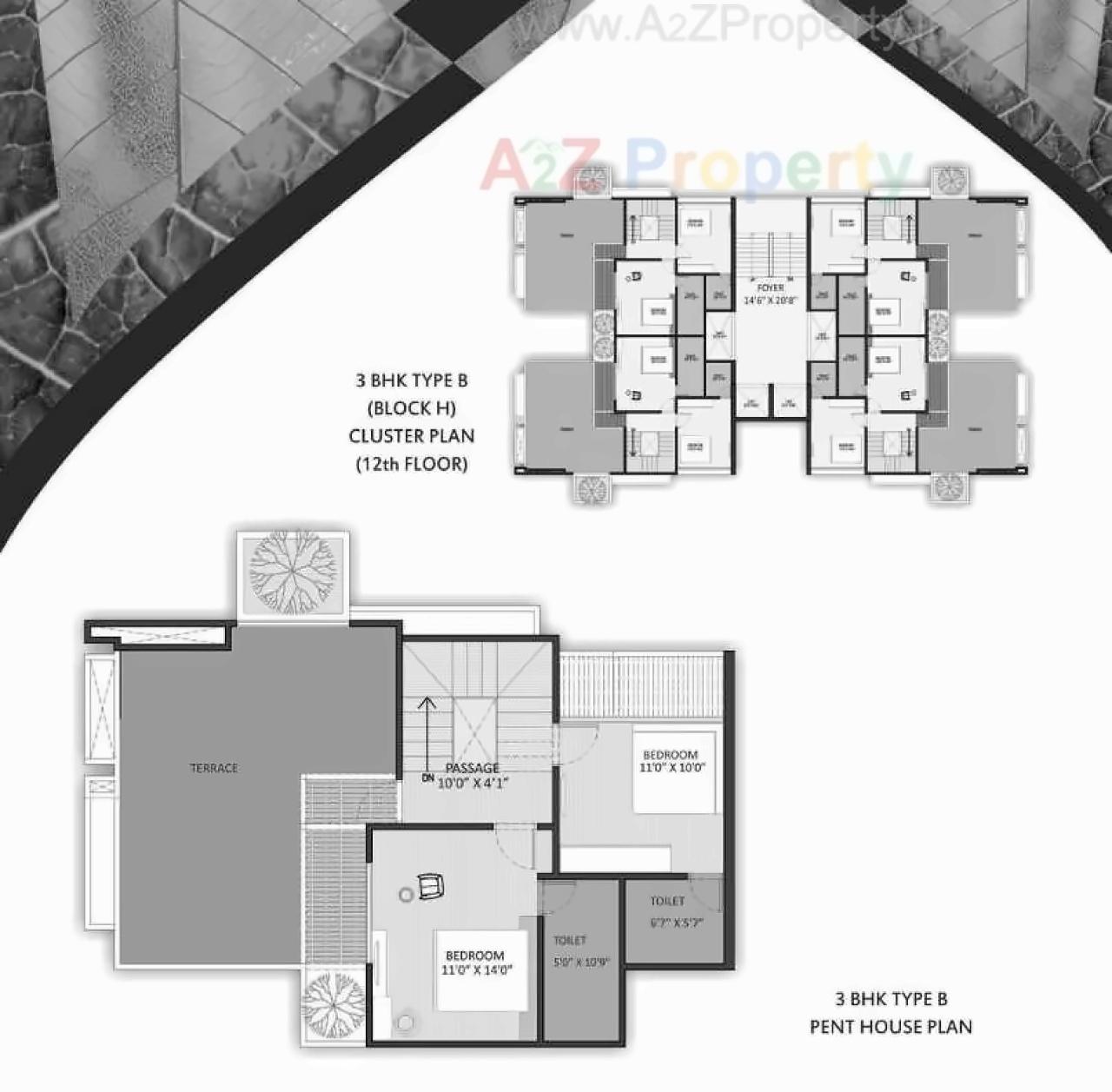 Layout of real estate project Shree Vishnudhara Gardens located at Jagatpur, Ahmedabad, Gujarat