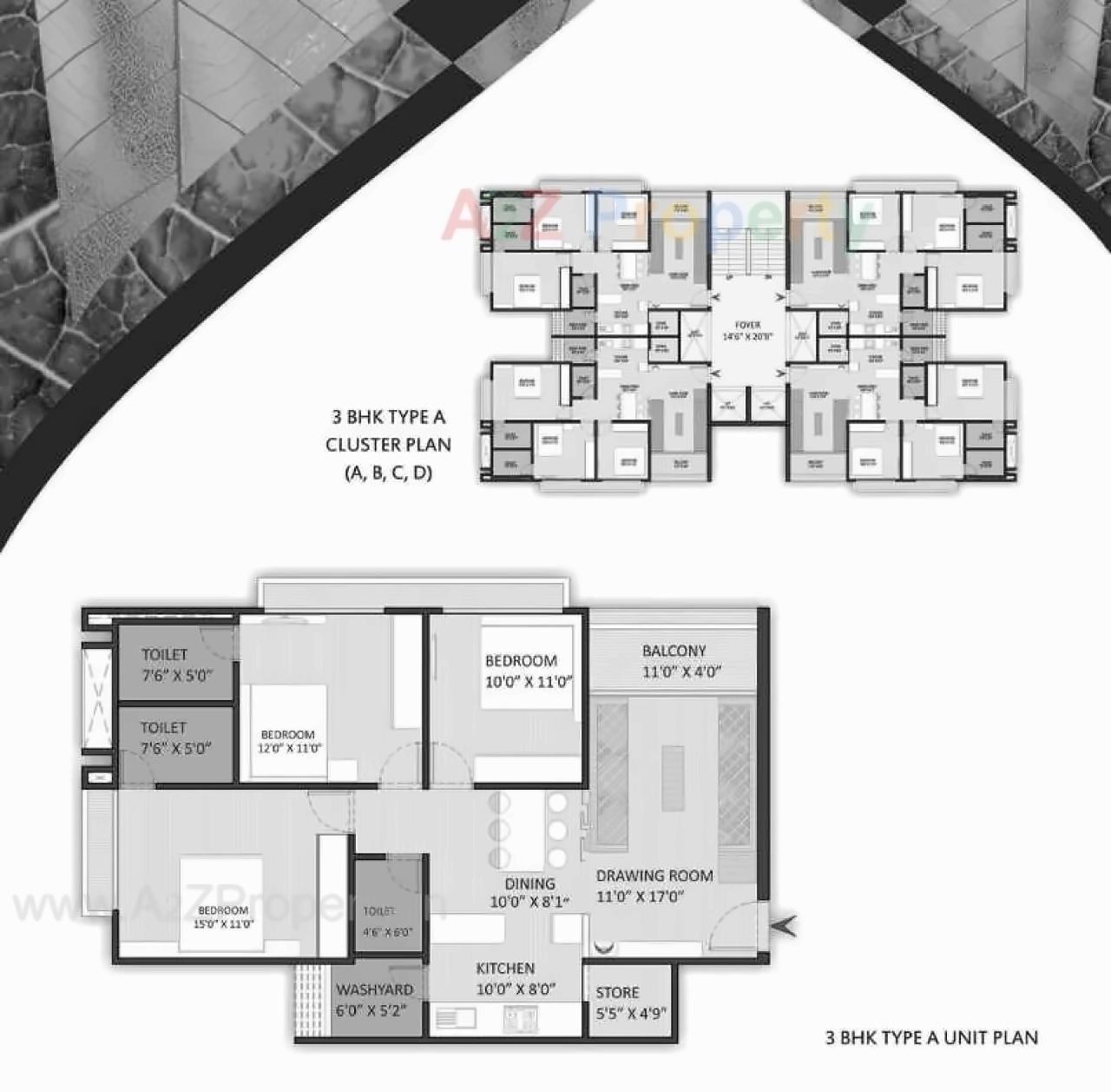 Layout of real estate project Shree Vishnudhara Gardens located at Jagatpur, Ahmedabad, Gujarat
