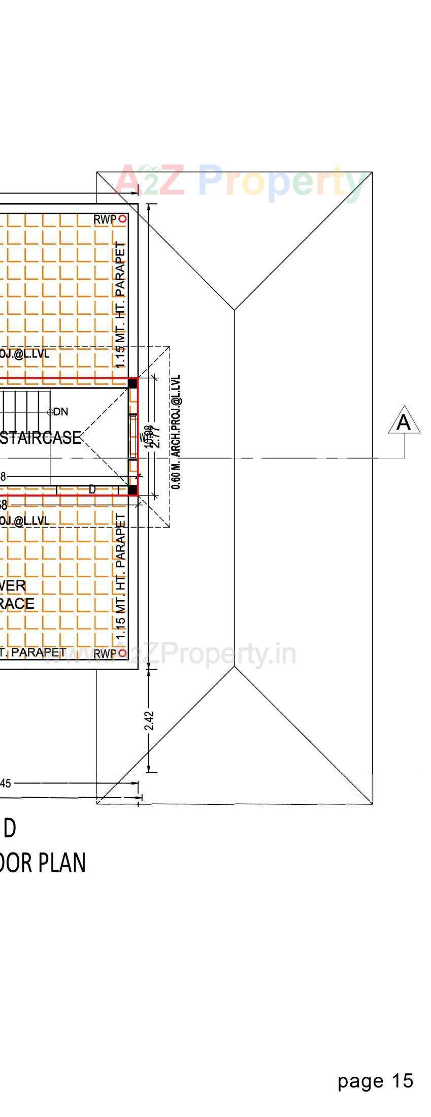 Layout of real estate project Shree Vrundavan Villa located at Ahmedabad, Ahmedabad, Gujarat