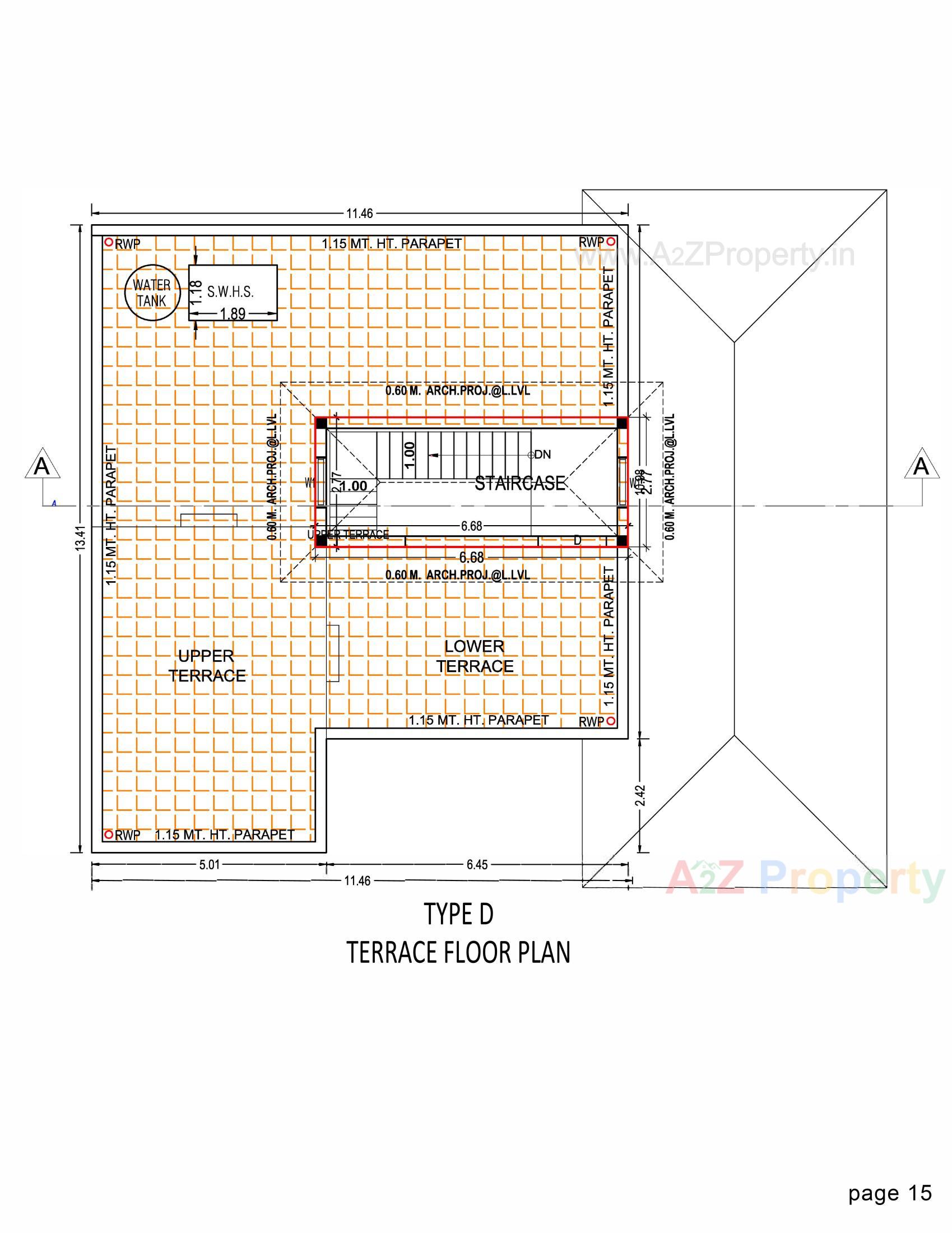 Layout of real estate project Shree Vrundavan Villa located at Ahmedabad, Ahmedabad, Gujarat