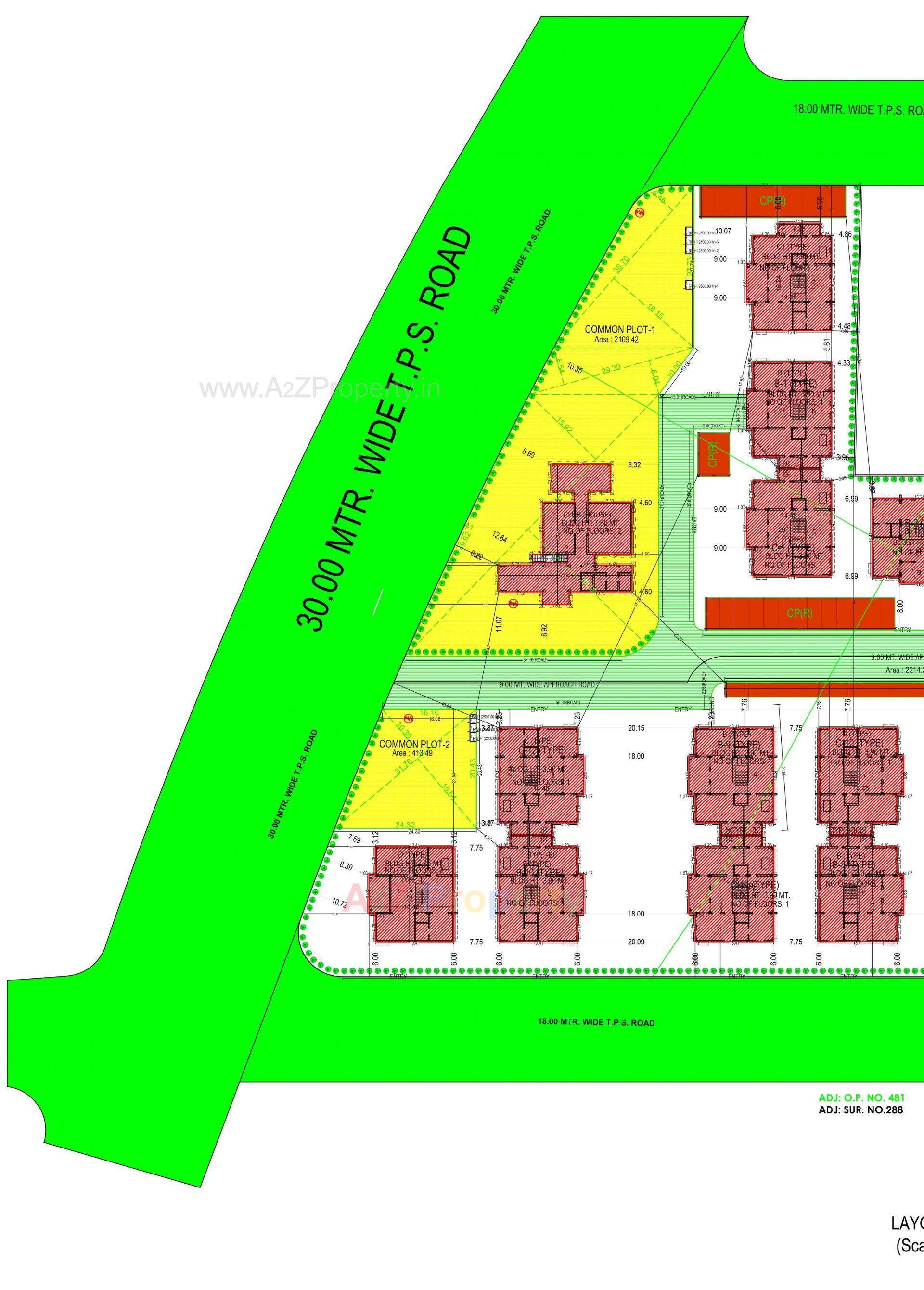 Layout of real estate project Shree Vrundavan Villa located at Ahmedabad, Ahmedabad, Gujarat