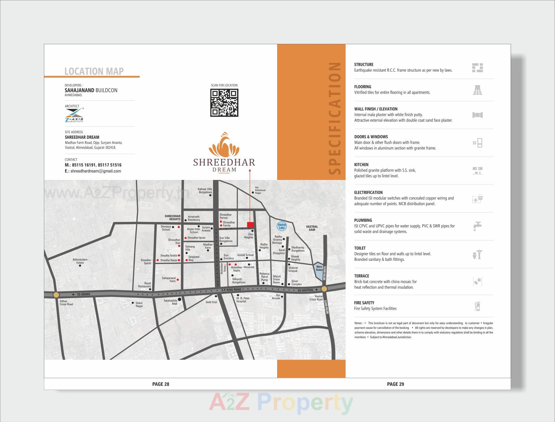  of real estate project Shreedhar Dream located at Vastral, Ahmedabad, Gujarat