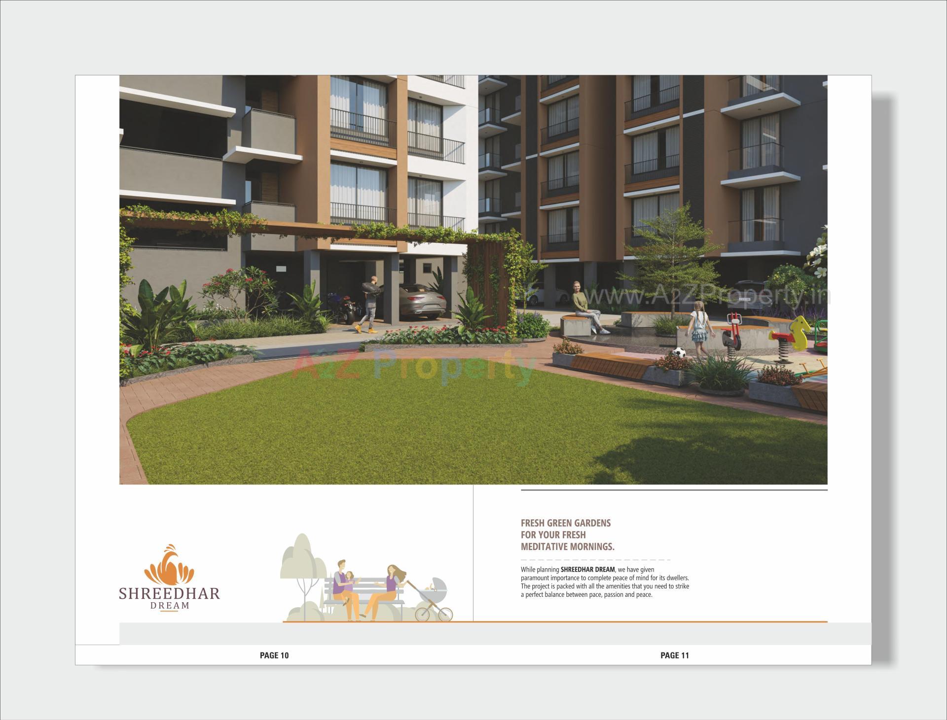 3D Elevation of real estate project Shreedhar Dream located at Vastral, Ahmedabad, Gujarat