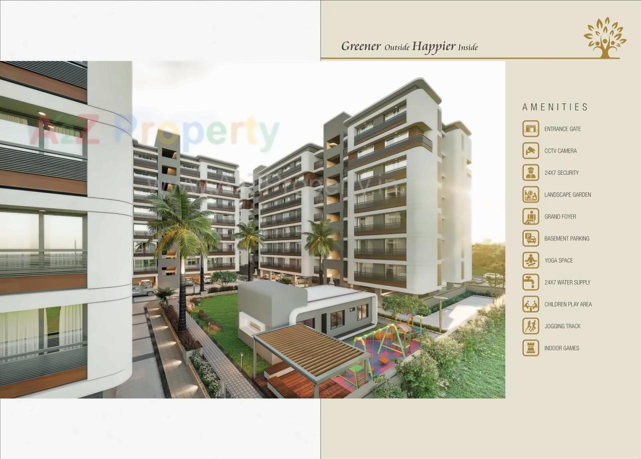 3D Elevation of real estate project Shreedhar Family located at Vastral, Ahmedabad, Gujarat
