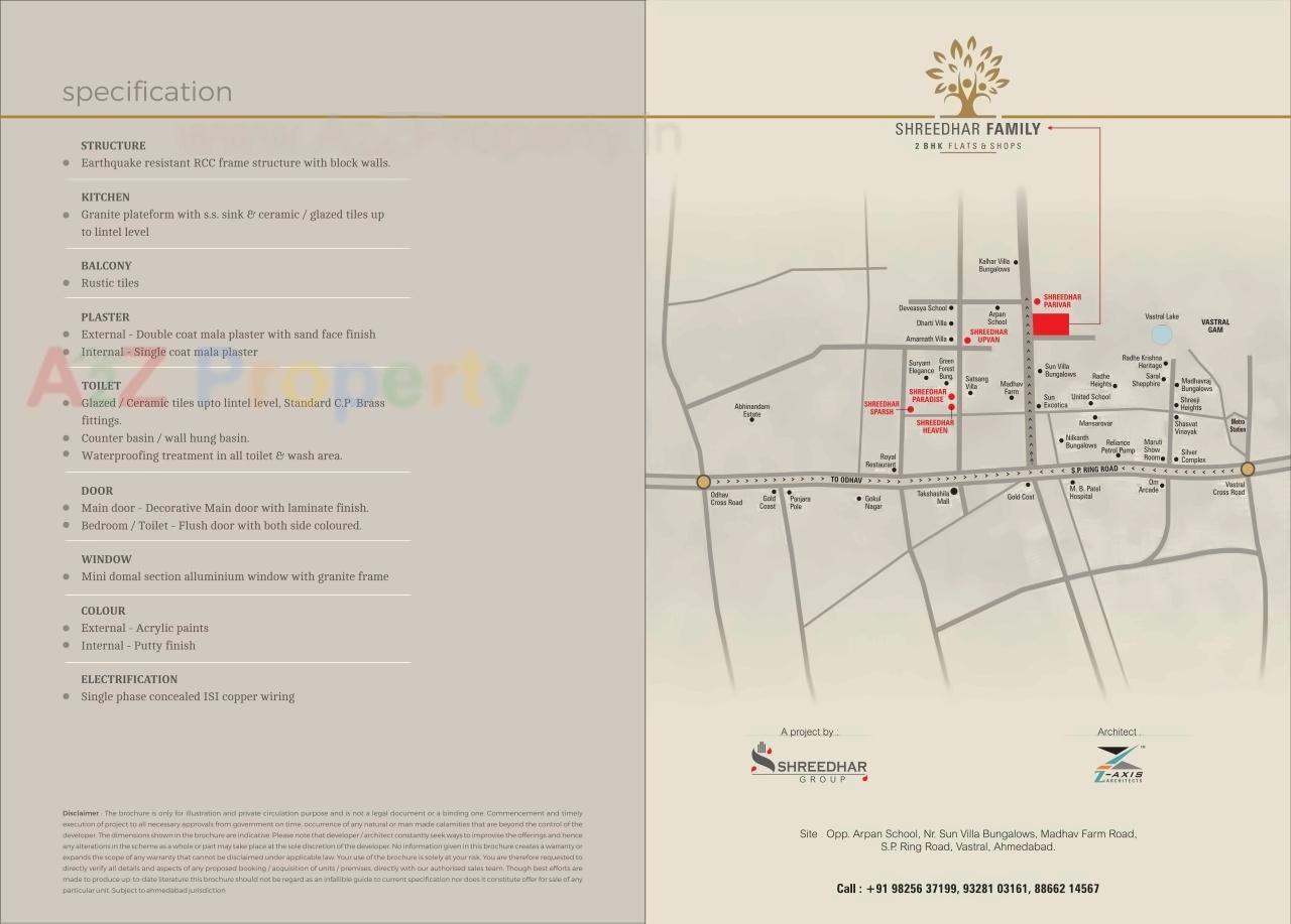  of real estate project Shreedhar Family located at Vastral, Ahmedabad, Gujarat