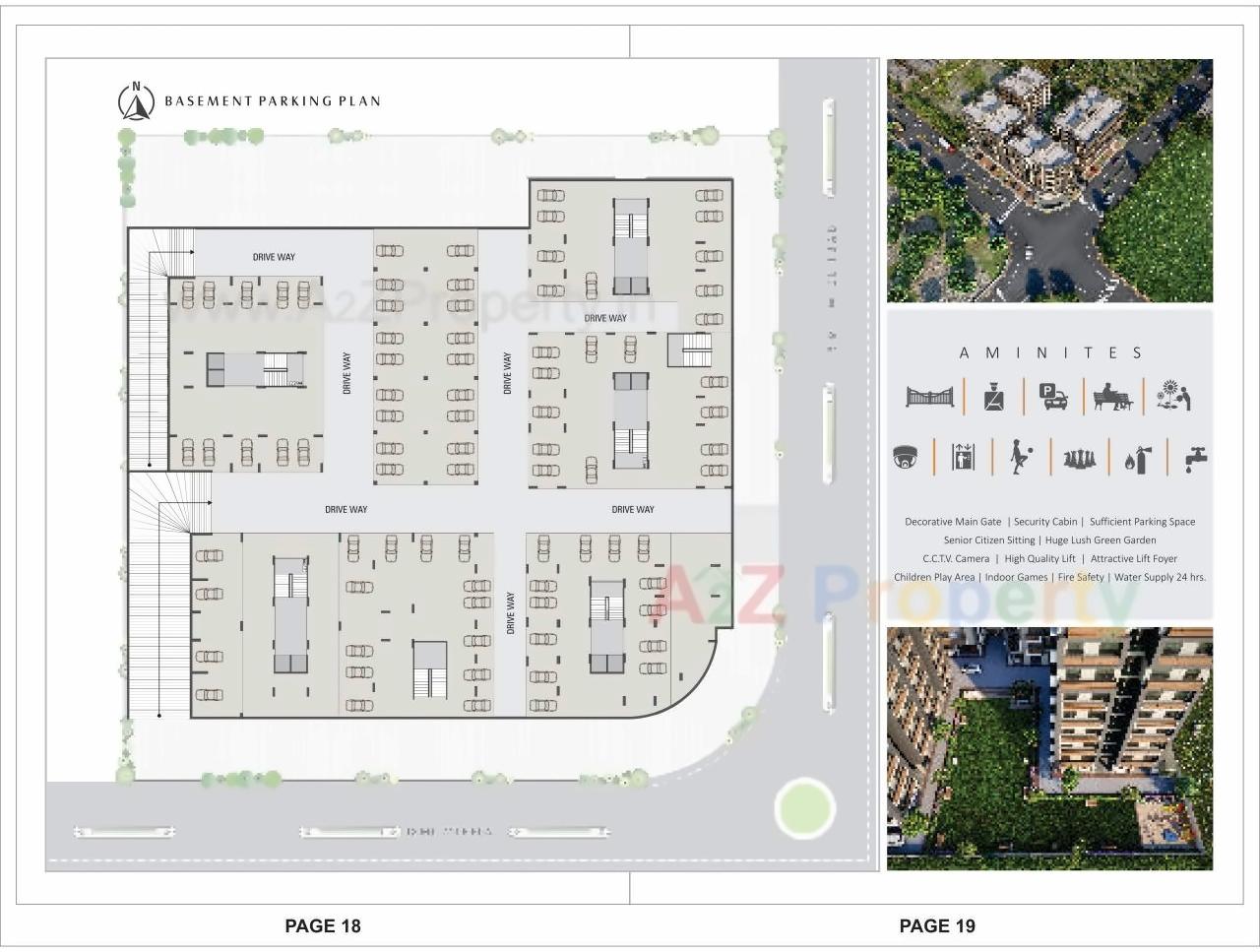 Layout of real estate project Shreedhar Heights located at Odhav, Ahmedabad, Gujarat