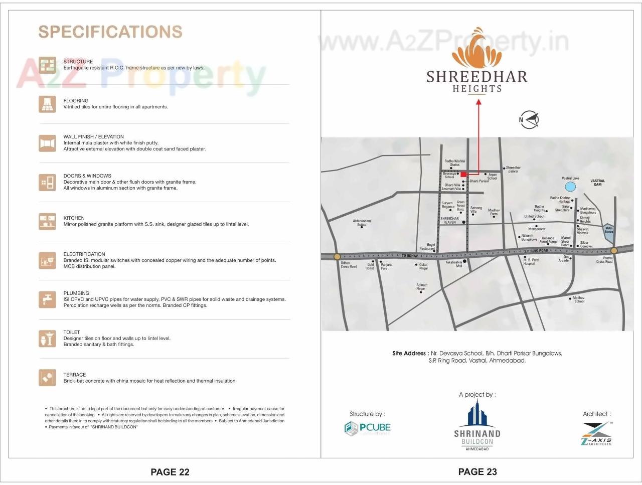  of real estate project Shreedhar Heights located at Odhav, Ahmedabad, Gujarat