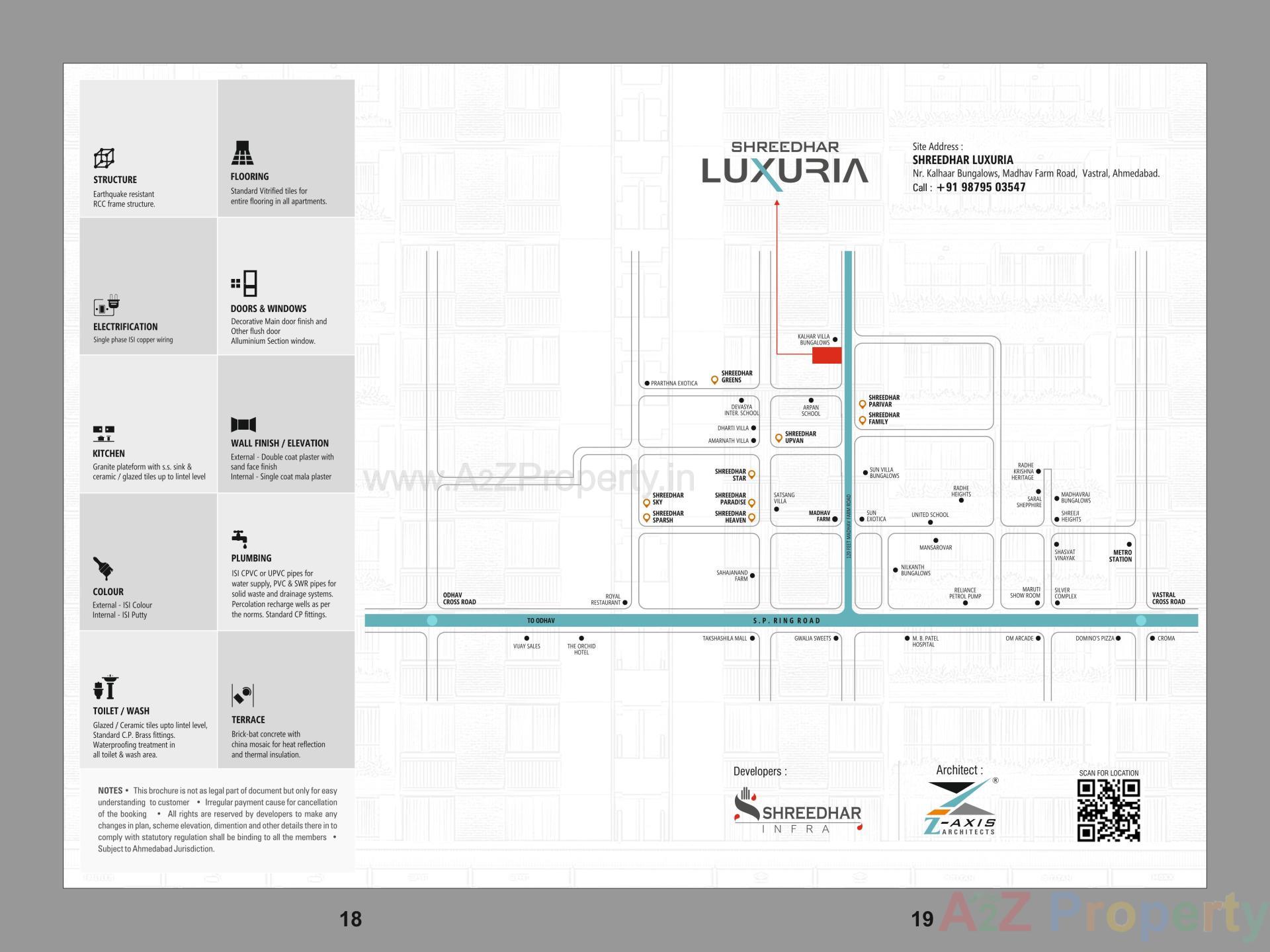  of real estate project Shreedhar Luxuria located at Vastral, Ahmedabad, Gujarat