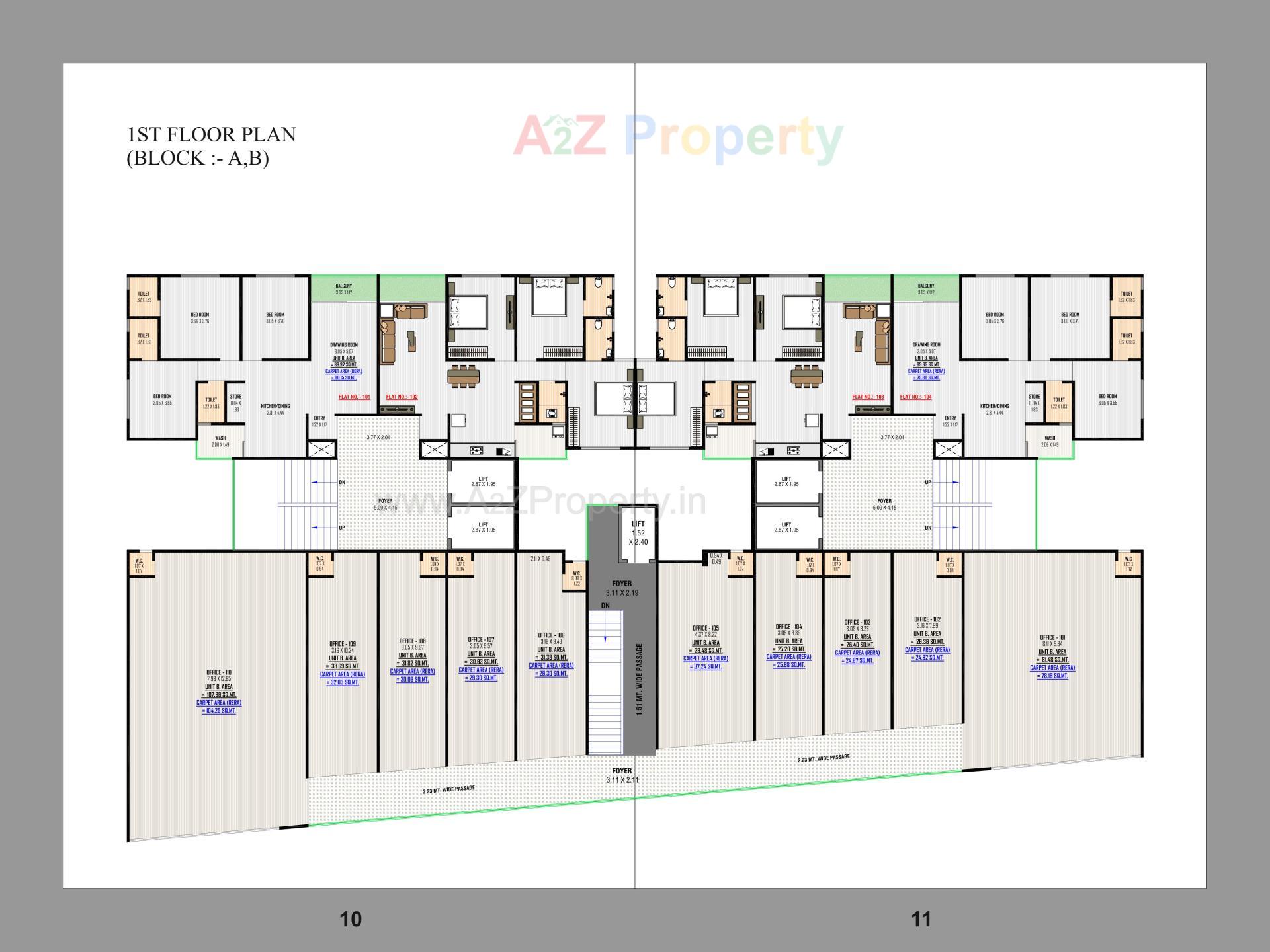 Layout of real estate project Shreedhar Luxuria located at Vastral, Ahmedabad, Gujarat