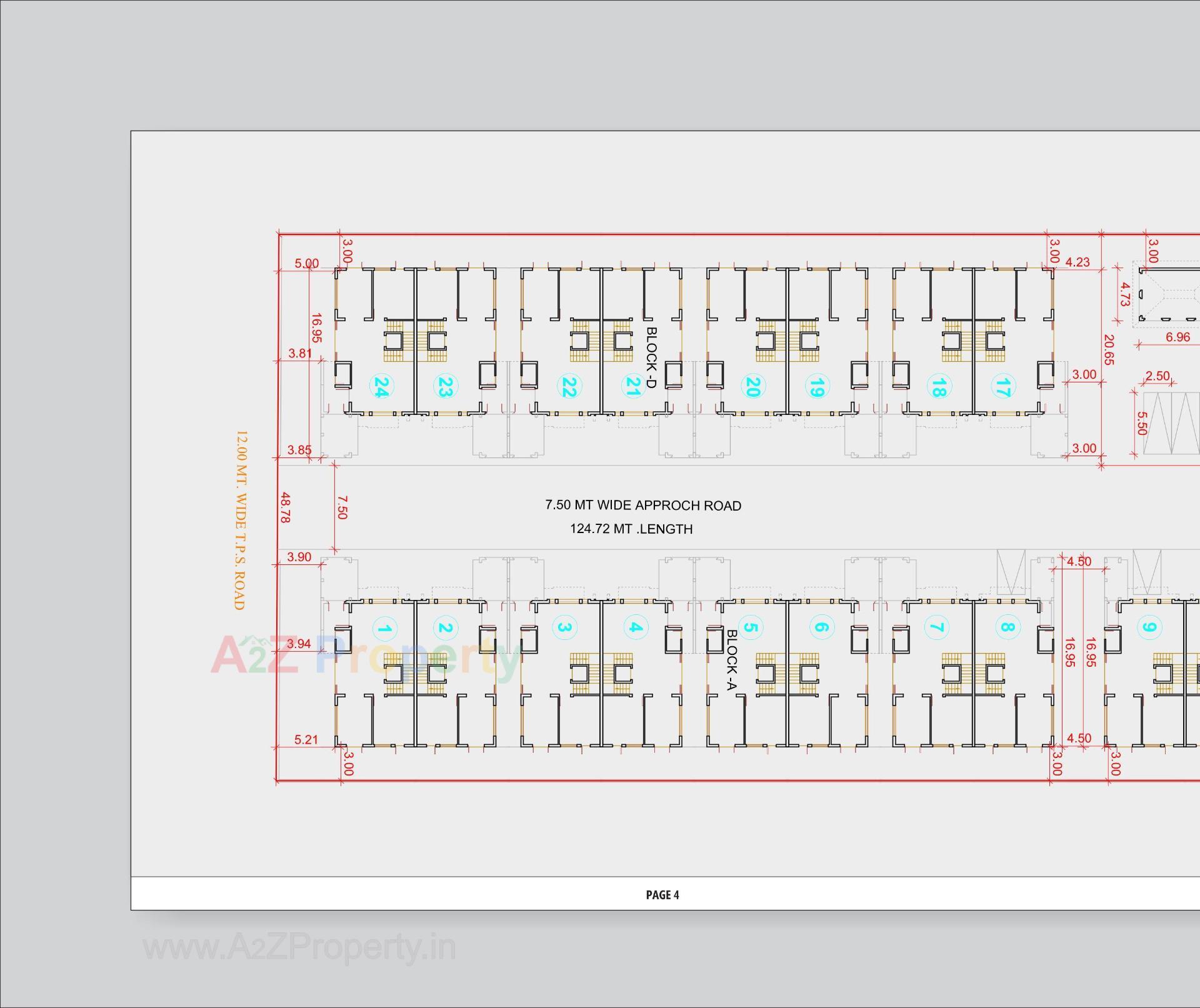 Layout of real estate project Shreedhar Palace located at Nikol, Ahmedabad, Gujarat