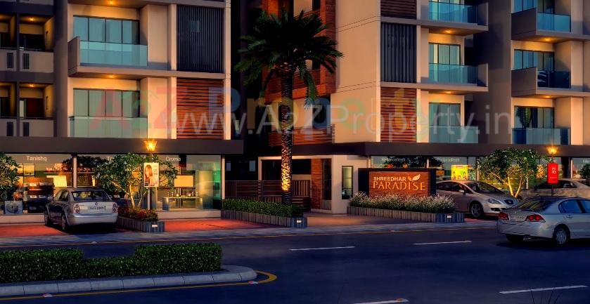 3D Elevation of real estate project Shreedhar Paradise located at Odhav, Ahmedabad, Gujarat