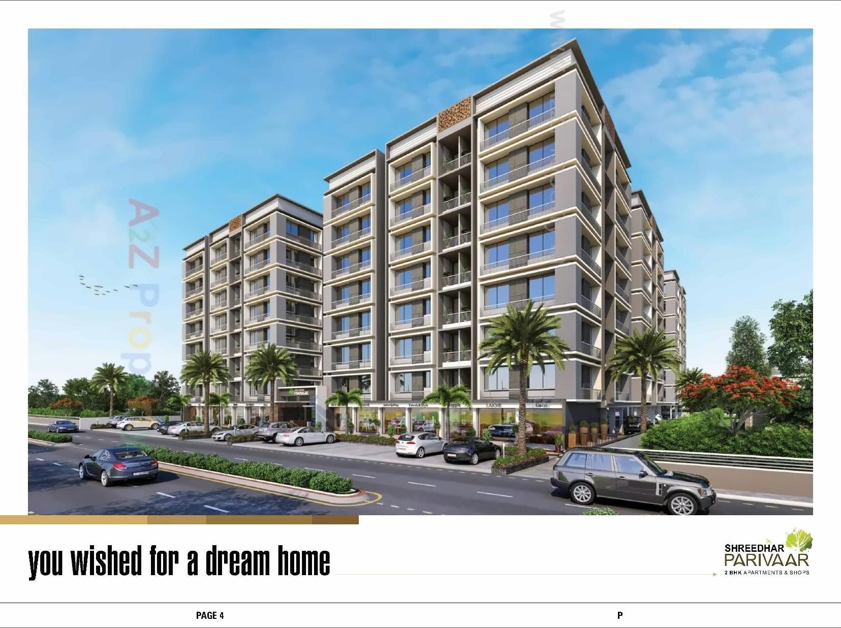3D Elevation of real estate project Shreedhar Parivaar located at Vastral, Ahmedabad, Gujarat