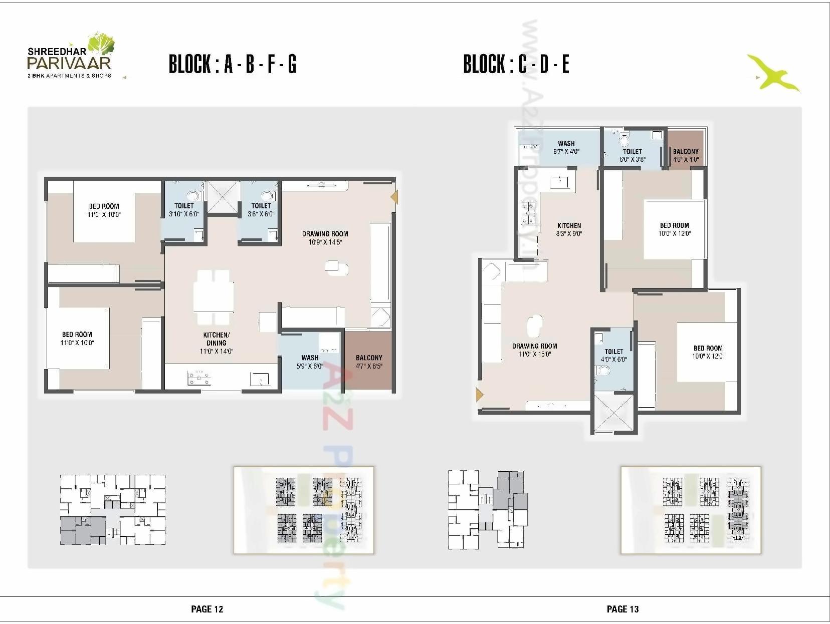 Layout of real estate project Shreedhar Parivaar located at Vastral, Ahmedabad, Gujarat