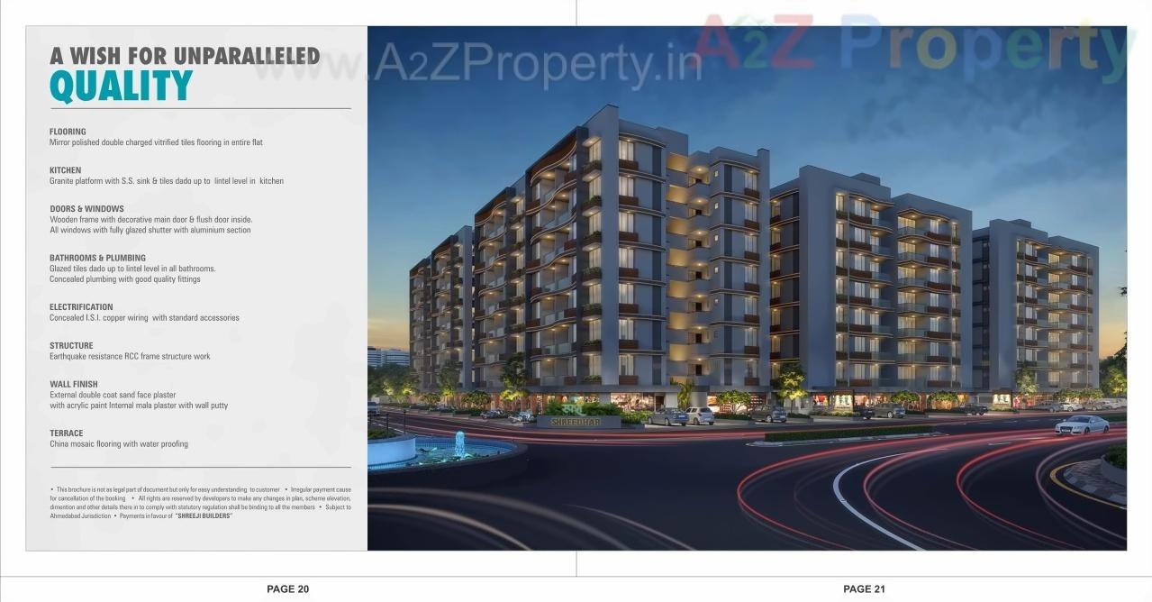 3D Elevation of real estate project Shreedhar Sparsh located at Odhav, Ahmedabad, Gujarat
