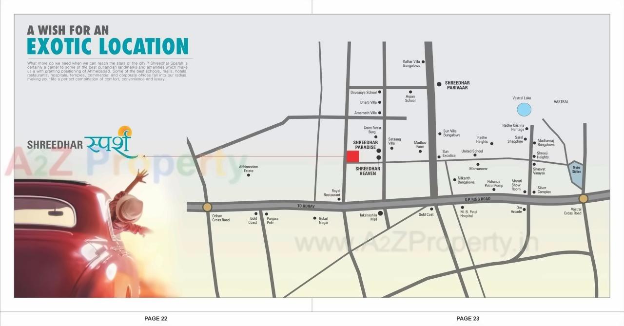  of real estate project Shreedhar Sparsh located at Odhav, Ahmedabad, Gujarat