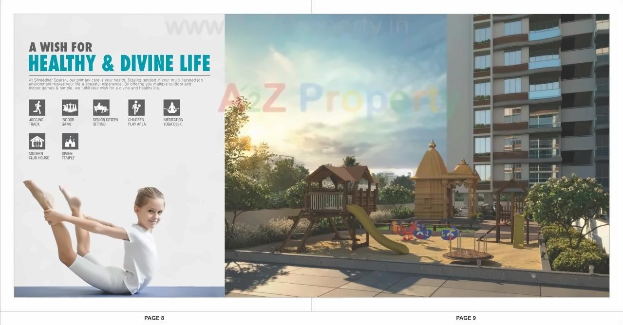 3D Elevation of real estate project Shreedhar Sparsh located at Odhav, Ahmedabad, Gujarat