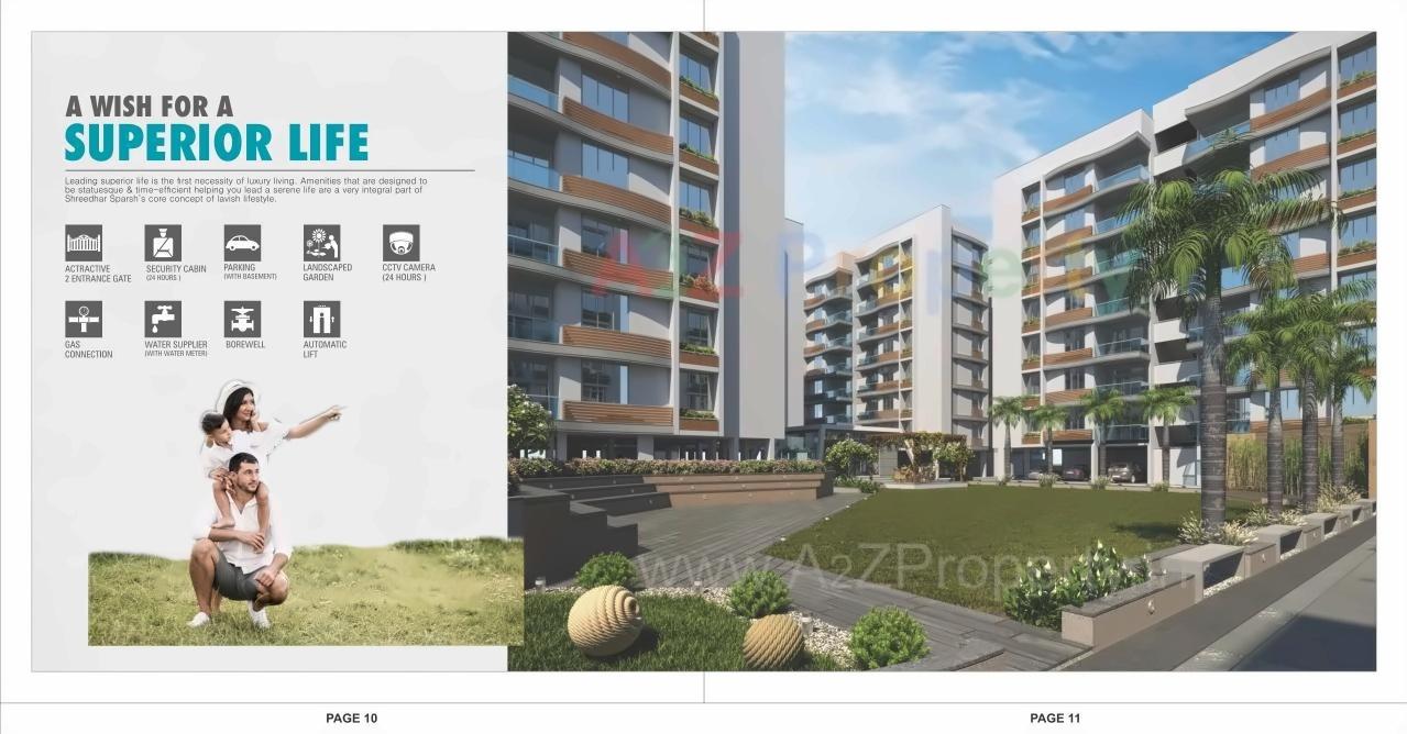 3D Elevation of real estate project Shreedhar Sparsh located at Odhav, Ahmedabad, Gujarat