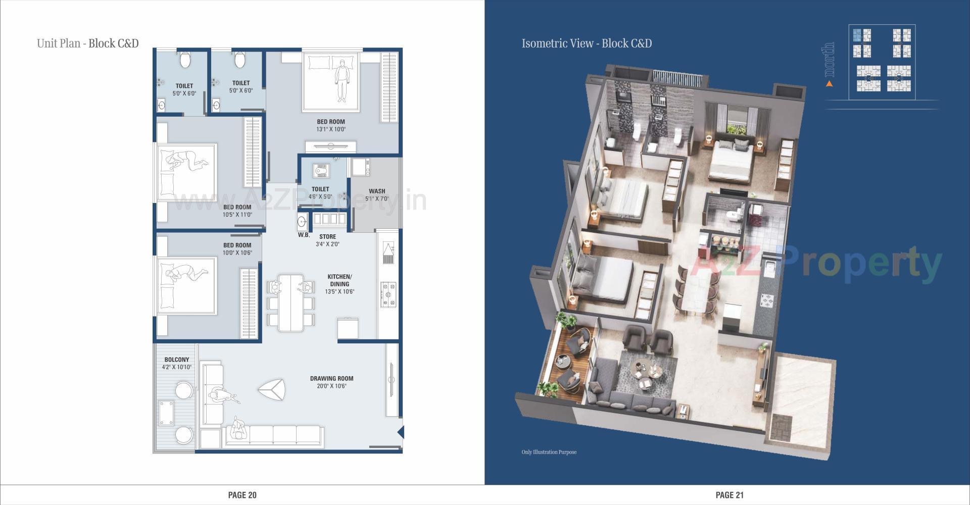 Layout of real estate project Shreedhar Star located at Odhav, Ahmedabad, Gujarat