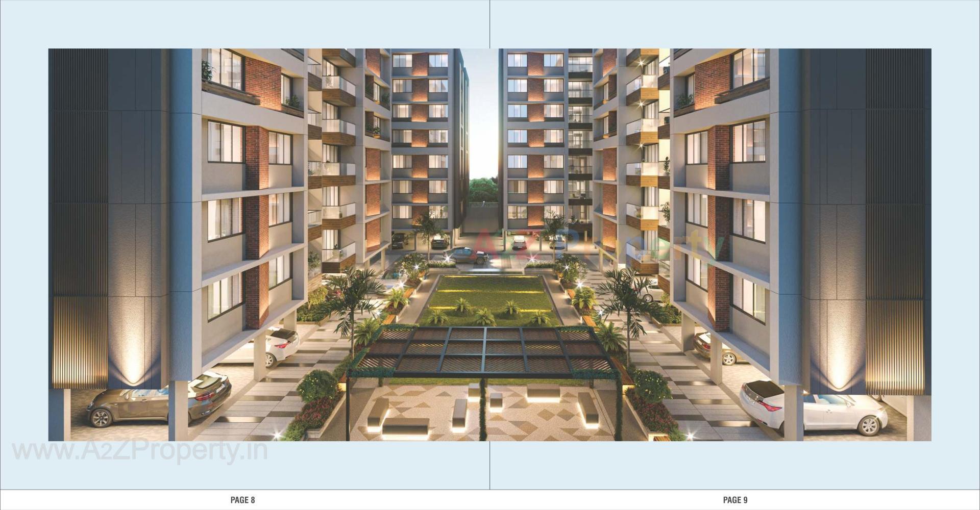 3D Elevation of real estate project Shreedhar Star located at Odhav, Ahmedabad, Gujarat