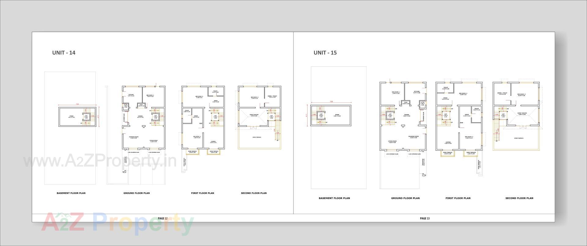 Layout of real estate project Shreedhar Villa located at Nikol, Ahmedabad, Gujarat