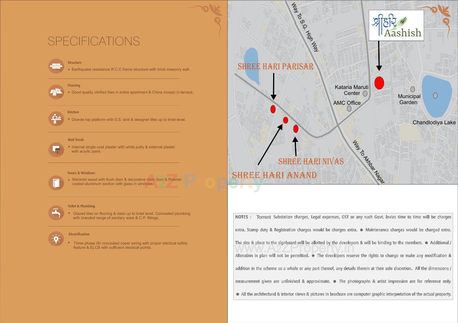  of real estate project Shreehari Aashish located at Chandlodiya, Ahmedabad, Gujarat