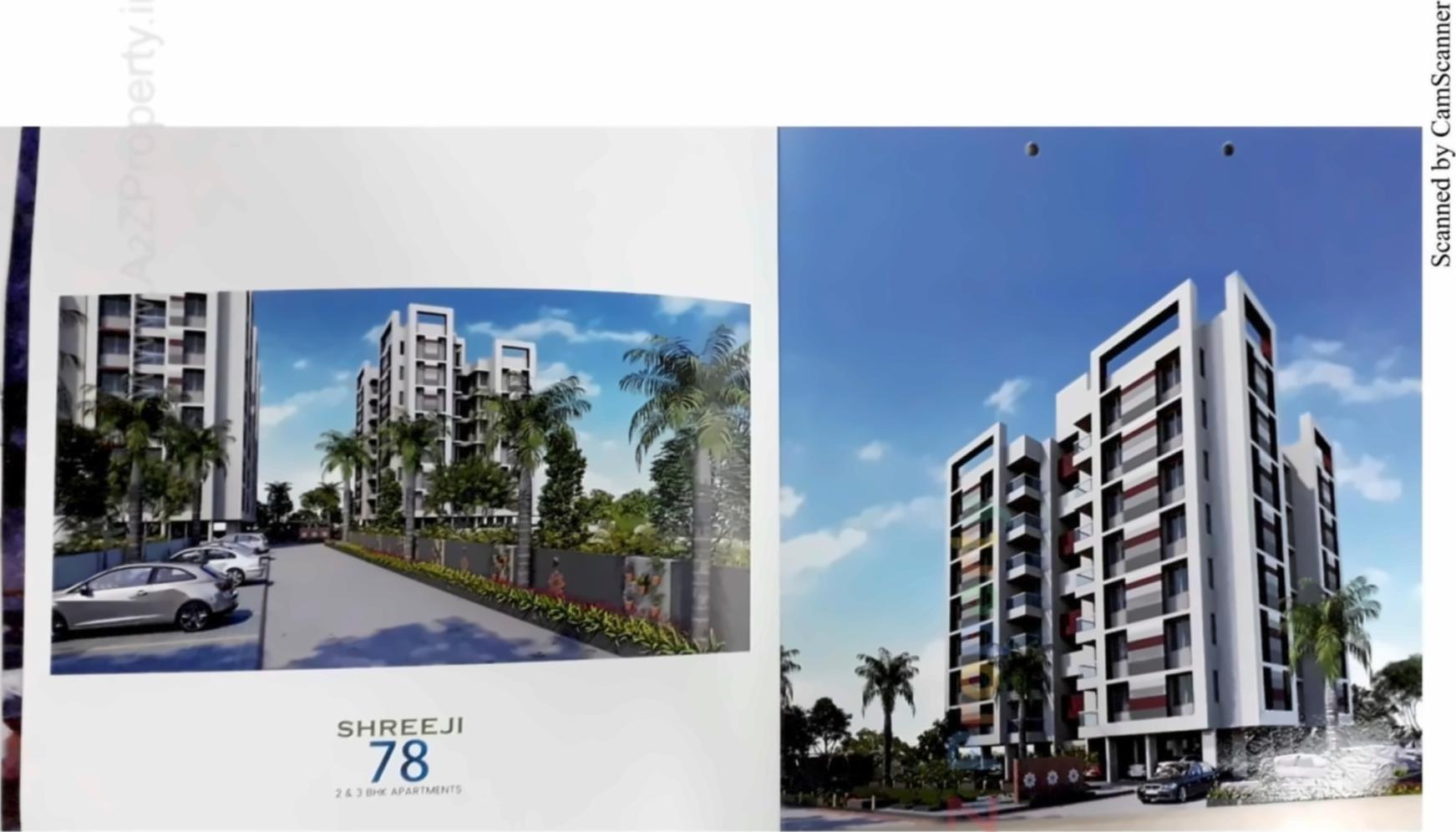 3D Elevation of real estate project Shreeji located at Motera, Ahmedabad, Gujarat