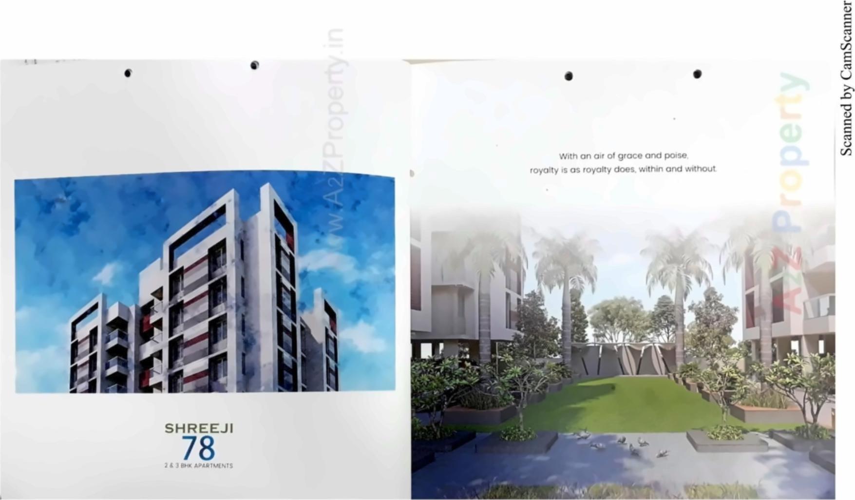 3D Elevation of real estate project Shreeji located at Motera, Ahmedabad, Gujarat