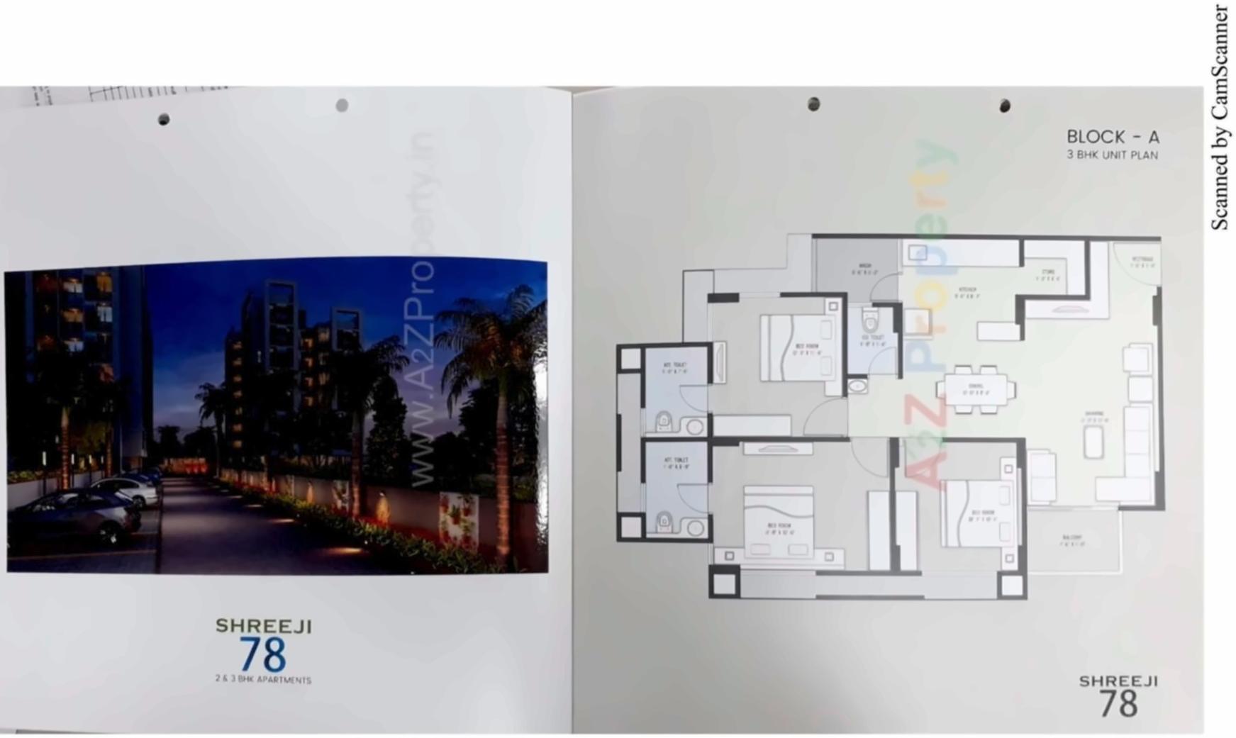 Layout of real estate project Shreeji located at Motera, Ahmedabad, Gujarat