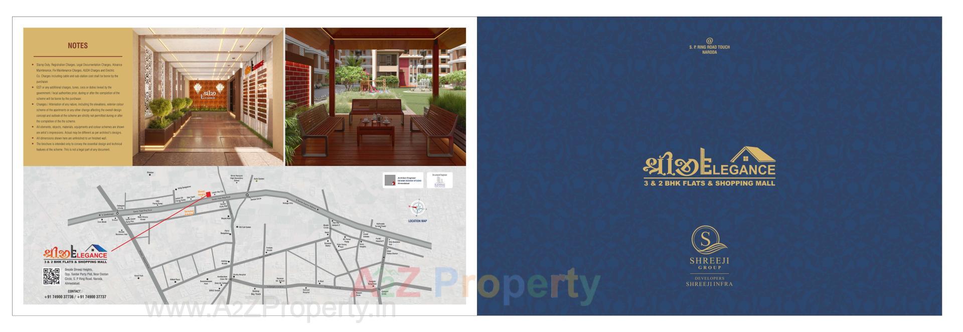  of real estate project Shreeji Elegance located at Hanspura, Ahmedabad, Gujarat