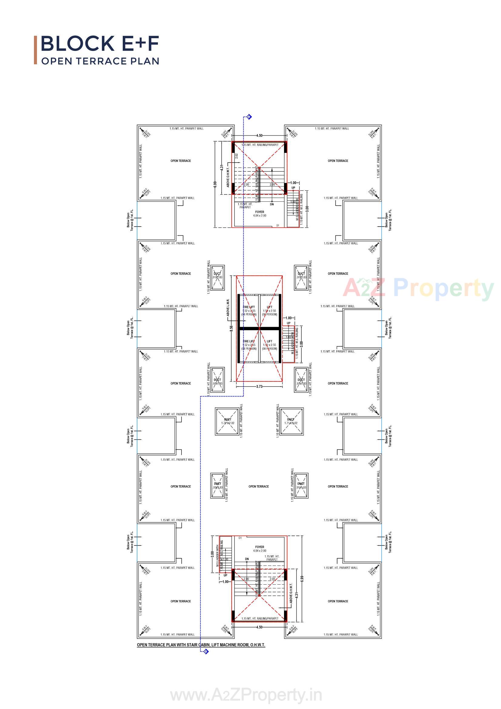 Layout of real estate project Shreeji Skyline located at Ramol, Ahmedabad, Gujarat