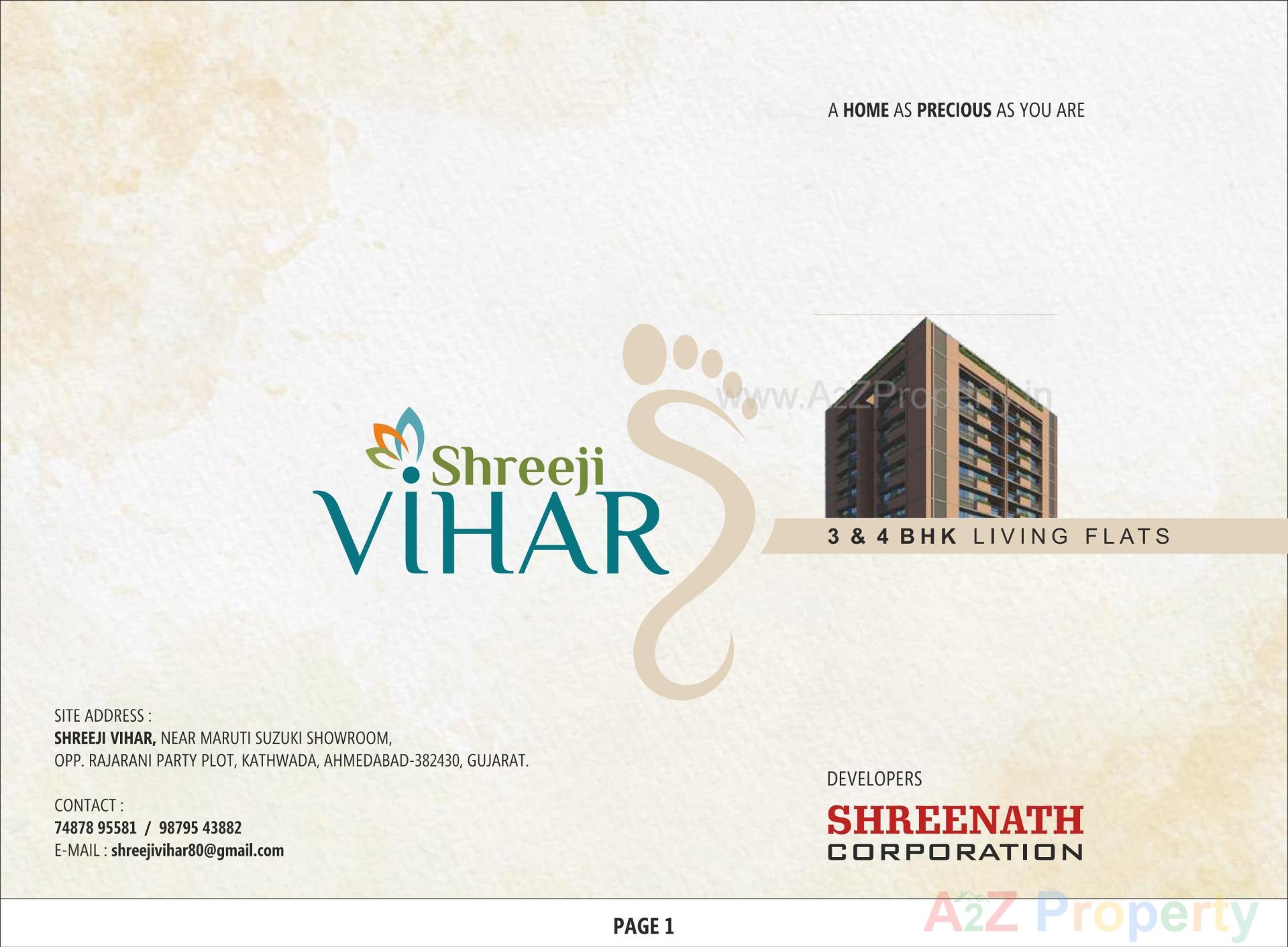  of real estate project Shreeji Vihar located at Nikol, Ahmedabad, Gujarat