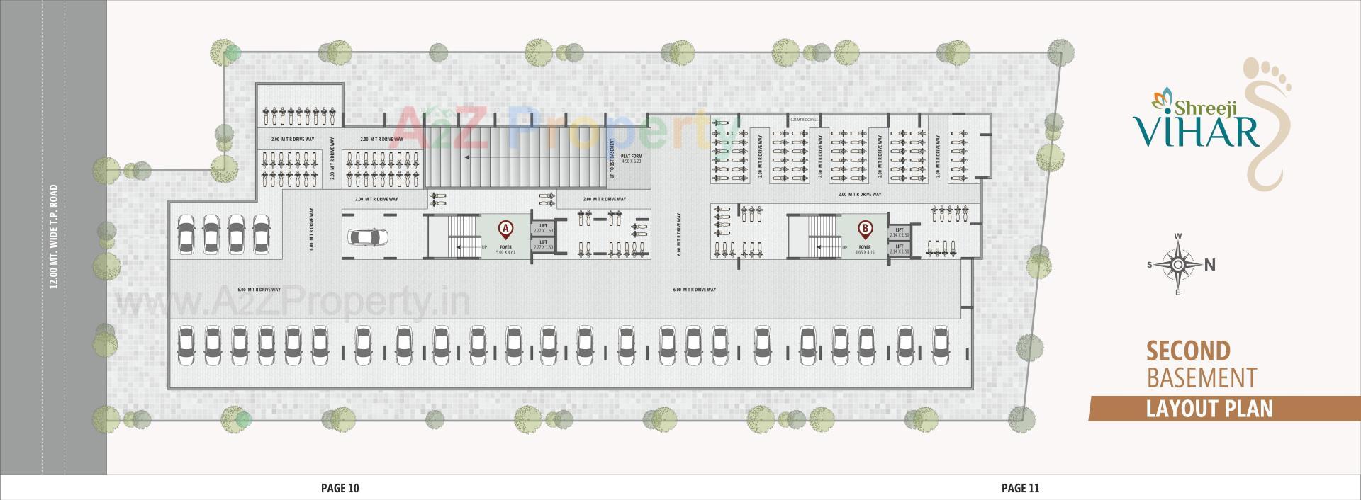 Layout of real estate project Shreeji Vihar located at Nikol, Ahmedabad, Gujarat