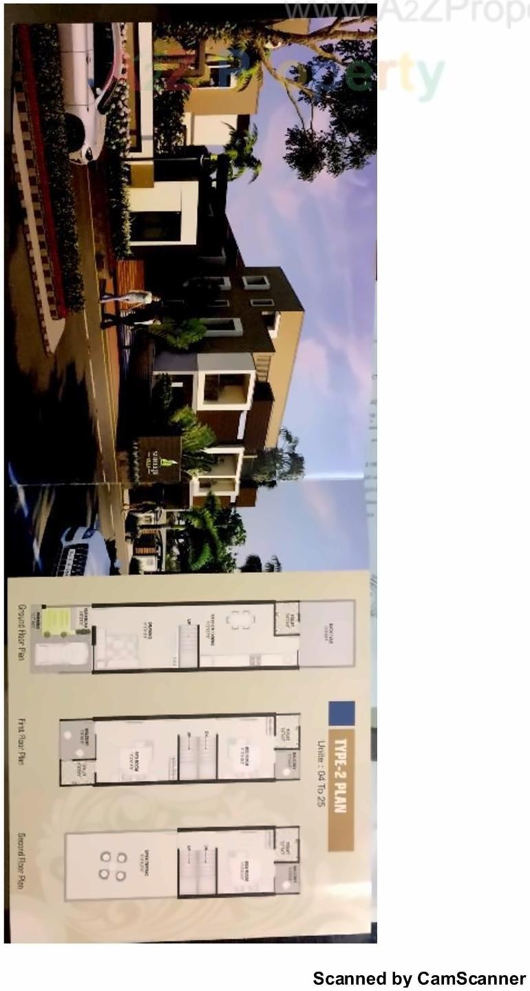 Layout of real estate project Shreeji Villa located at Singrva, Ahmedabad, Gujarat