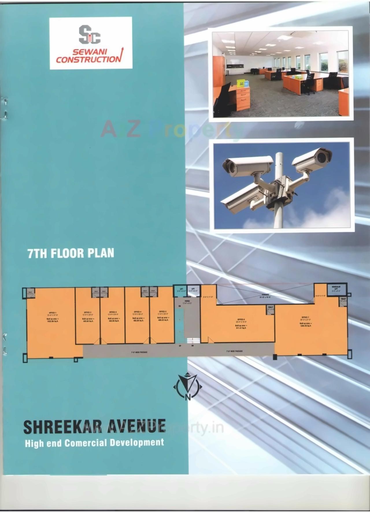 Layout of real estate project Shreekar Avenue located at Maninagar, Ahmedabad, Gujarat