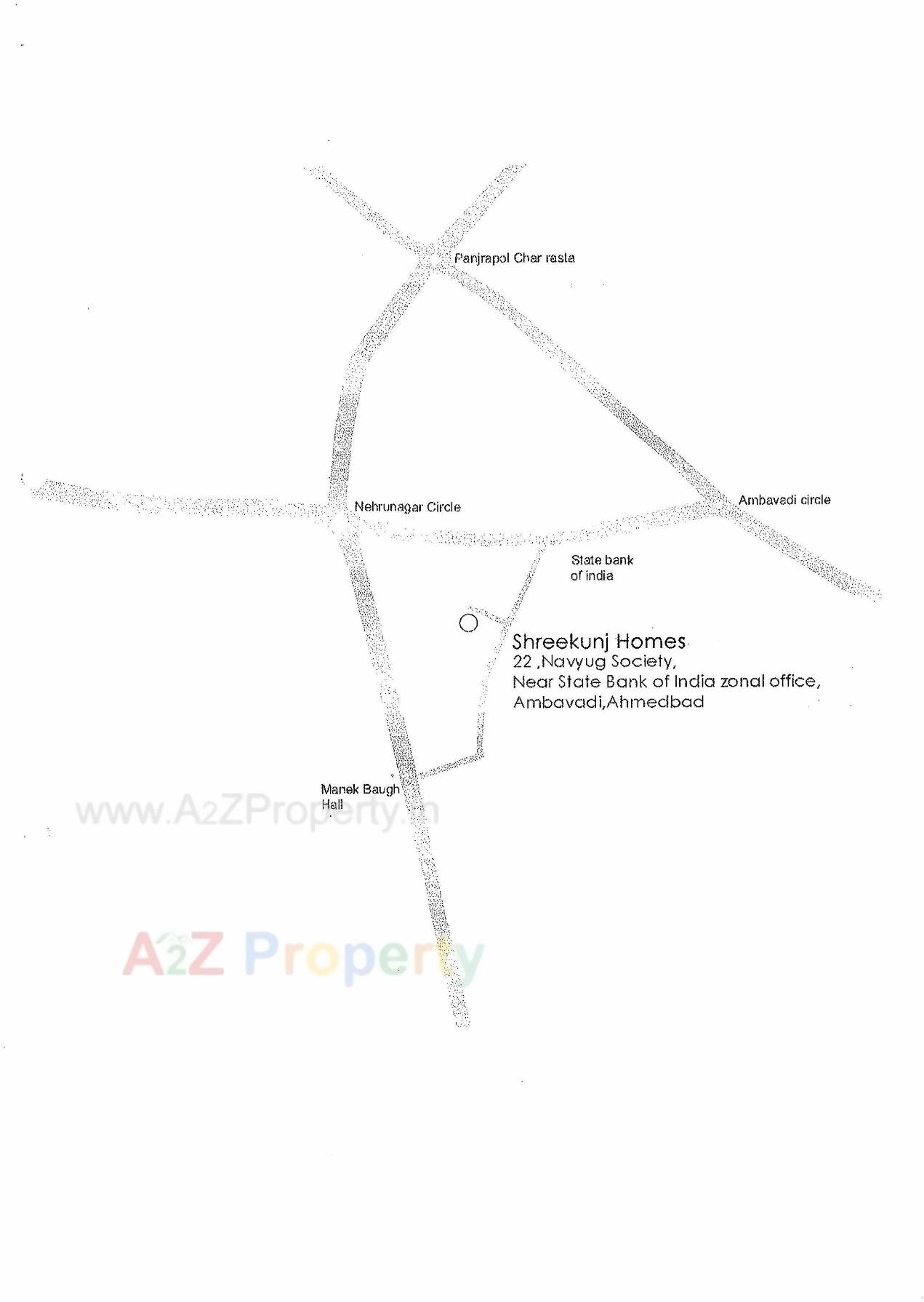  of real estate project Shreekunj Homes located at Ambawadi, Ahmedabad, Gujarat