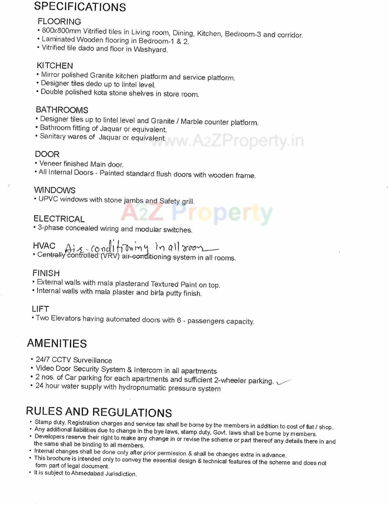  of real estate project Shreekunj Homes located at Ambawadi, Ahmedabad, Gujarat