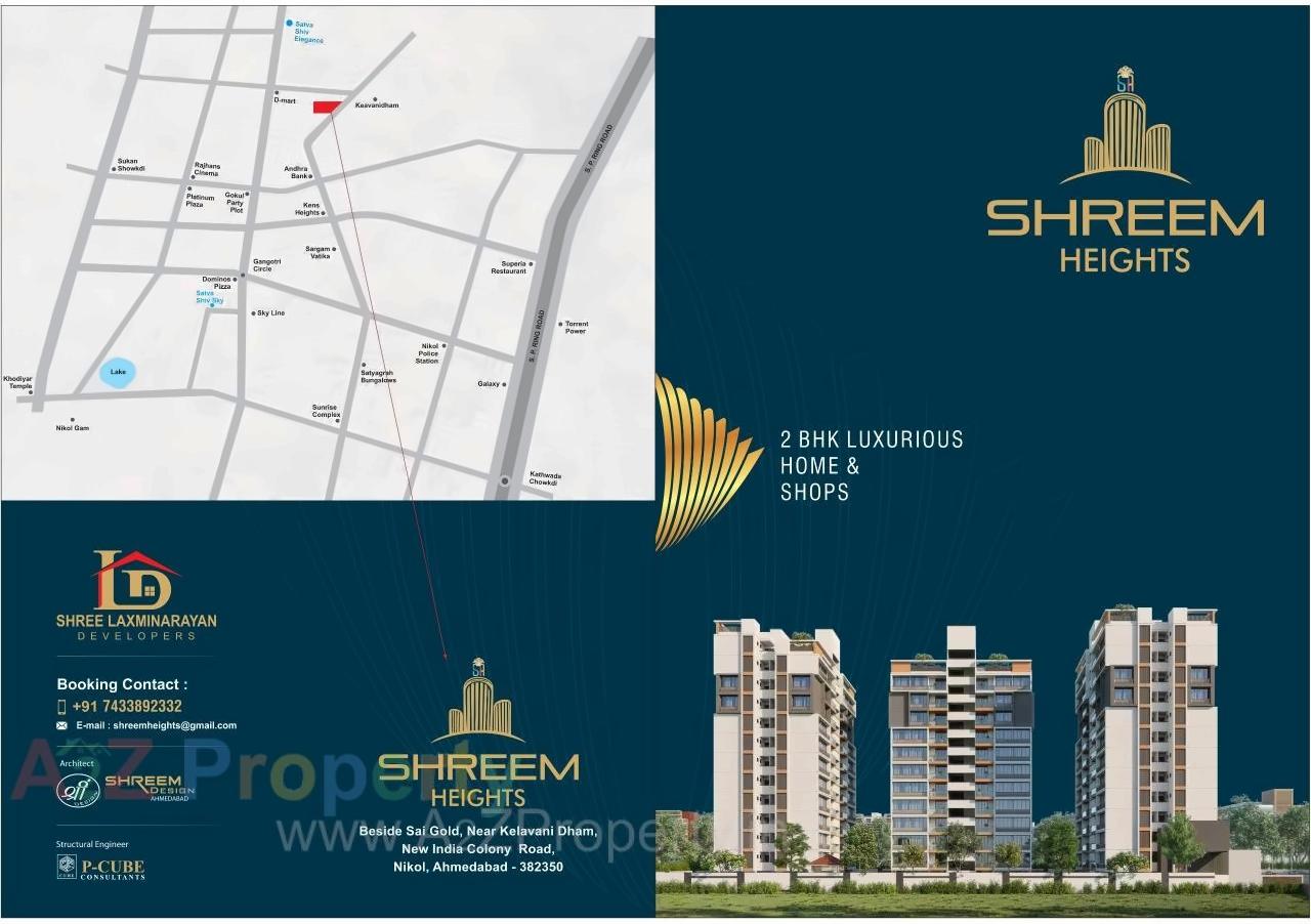  of real estate project Shreem Heights located at Nikol, Ahmedabad, Gujarat