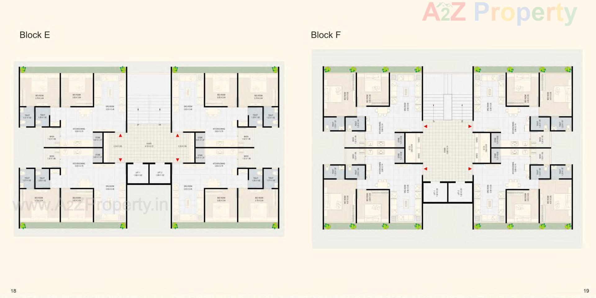 Layout of real estate project Shreem Luxuria located at Hanspura, Ahmedabad, Gujarat
