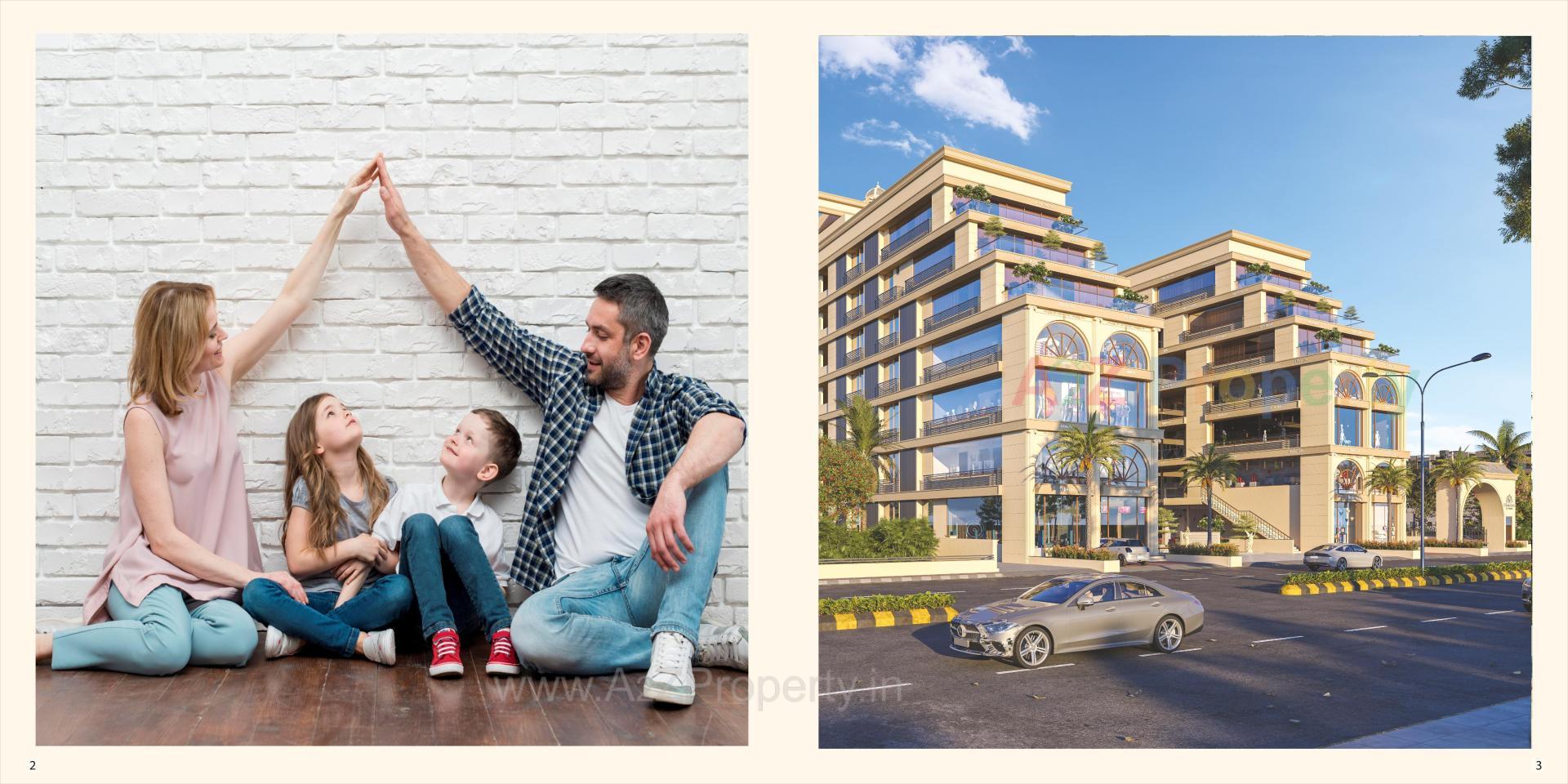  of real estate project Shreem Luxuria located at Hanspura, Ahmedabad, Gujarat