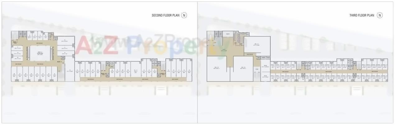 Layout of real estate project Shreemaan Arcade located at Hathijan, Ahmedabad, Gujarat