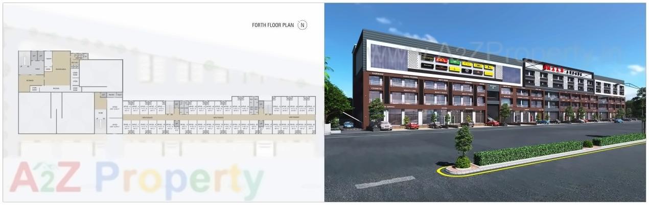  of real estate project Shreemaan Arcade located at Hathijan, Ahmedabad, Gujarat