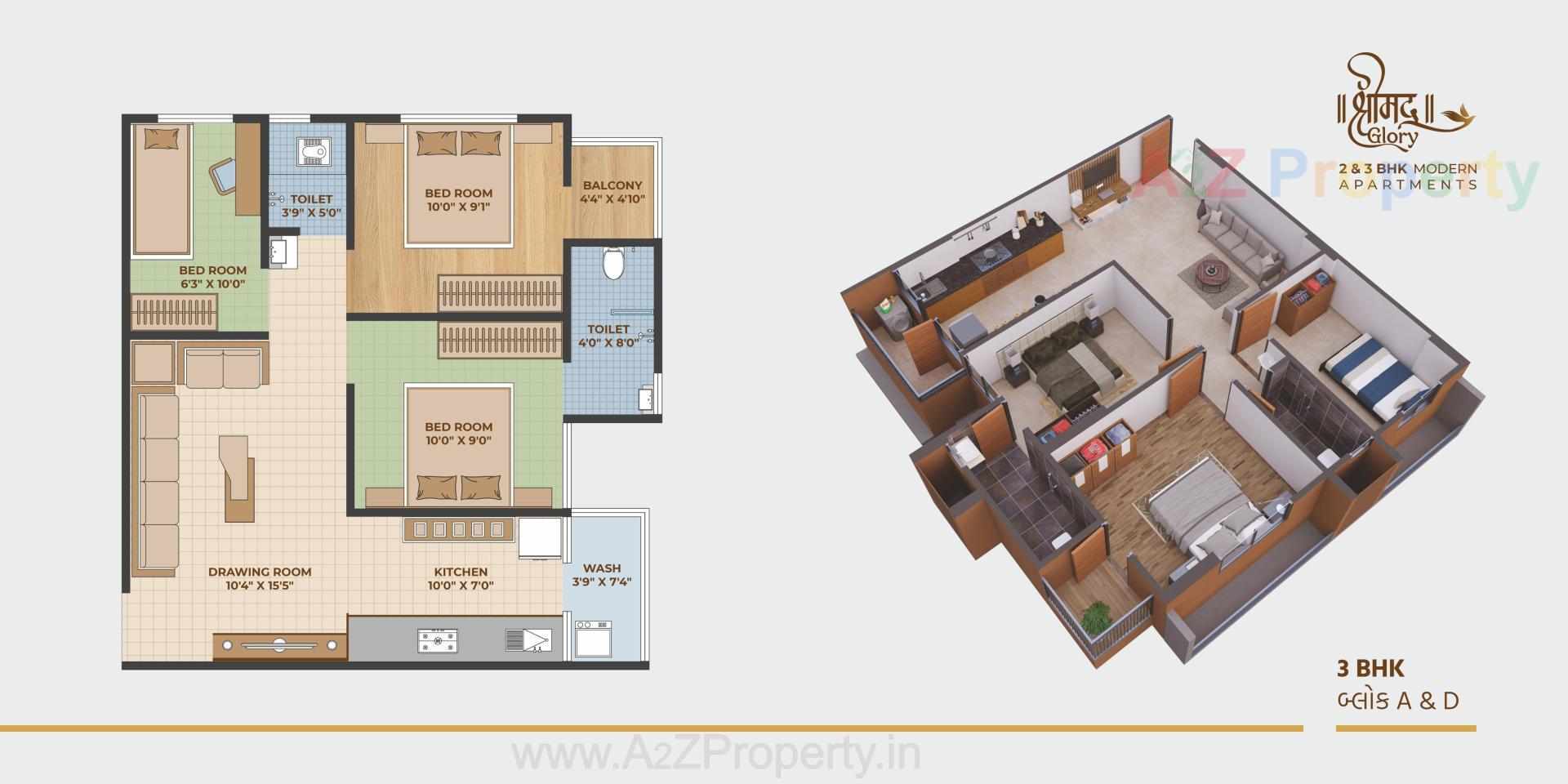 Layout of real estate project Shreemad Glory located at Vatva, Ahmedabad, Gujarat