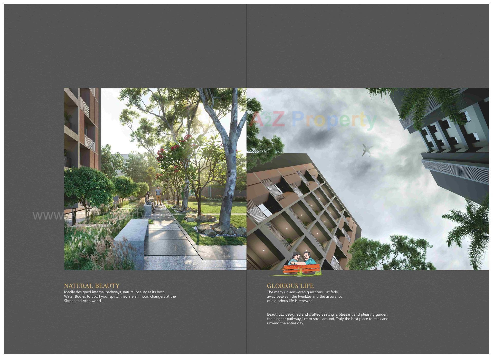 3D Elevation of real estate project Shreenand Atria located at Sanand, Ahmedabad, Gujarat