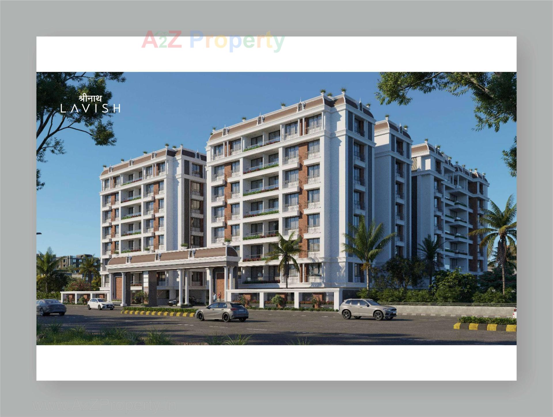3D Elevation of real estate project Shreenath Lavish located at Vastral, Ahmedabad, Gujarat