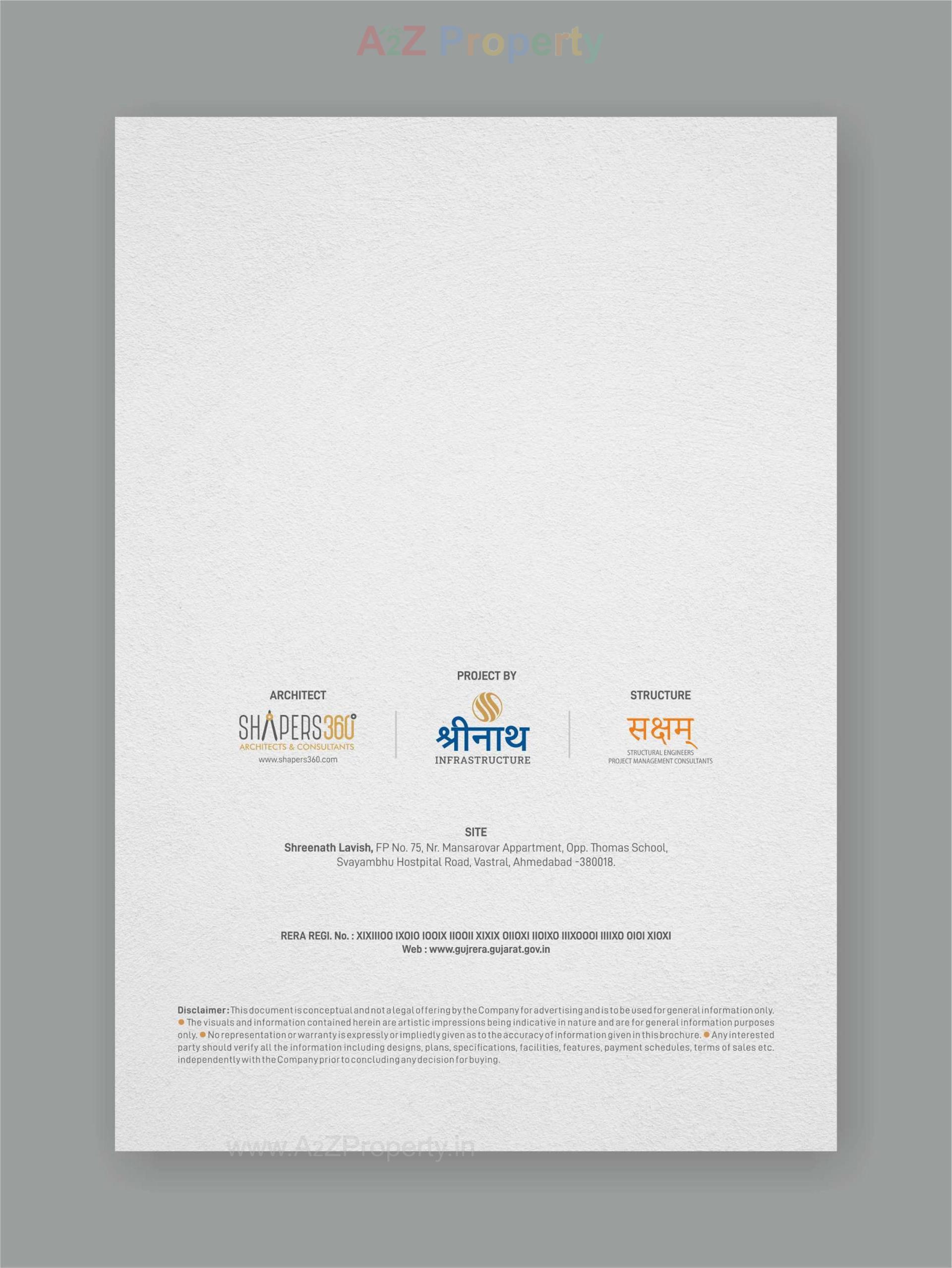  of real estate project Shreenath Lavish located at Vastral, Ahmedabad, Gujarat